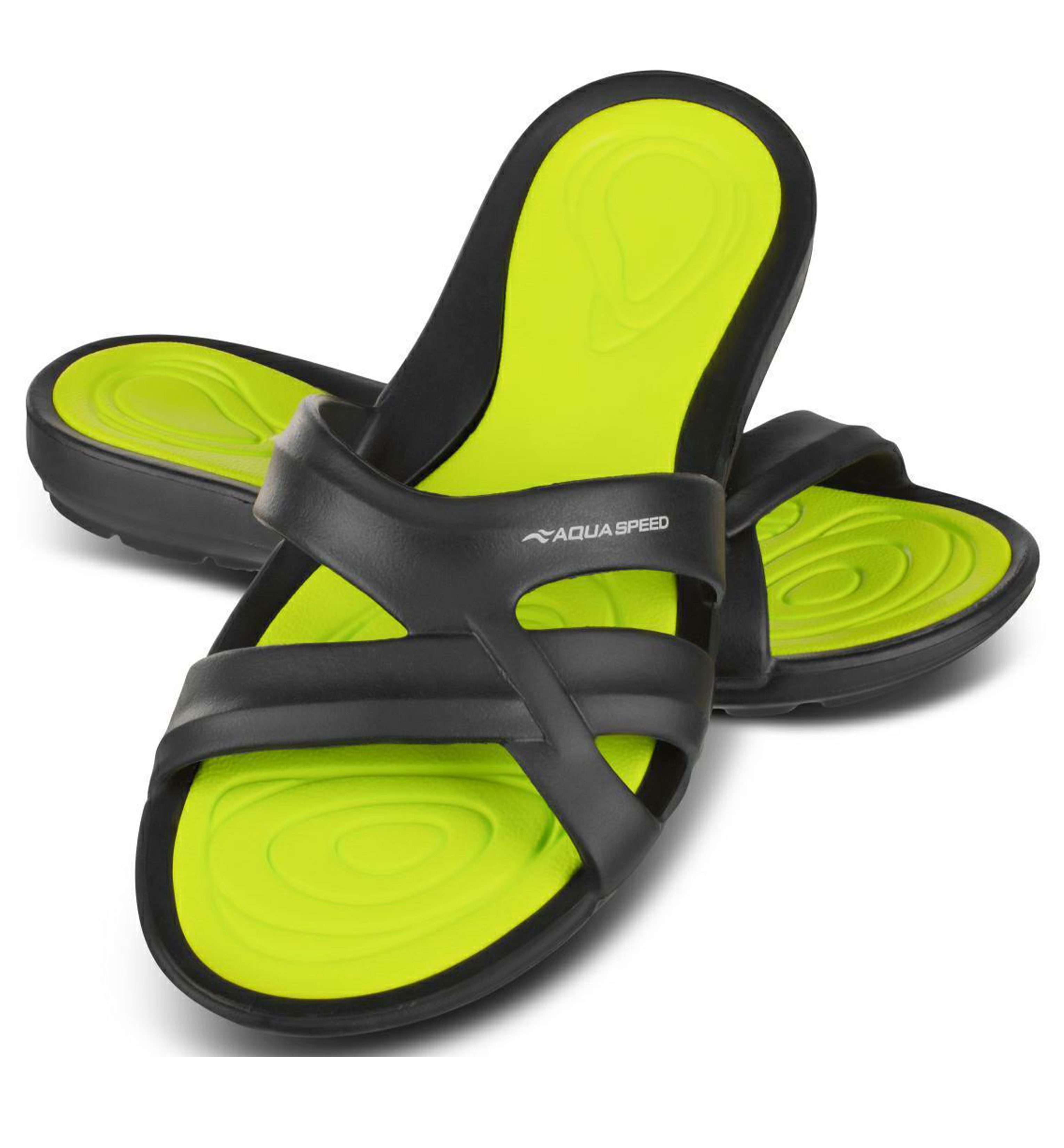 Aqua Speed Reiseschlappen für Frauen – Schnell trocken, sofort bequem Gr. 40 Badepantolette (EVA-Duschpantoletten mit Grip – Ideal für aktive Wellnessfans) Dämpfende Sohle – Reduziert Ermüdung bei längerem Tragen