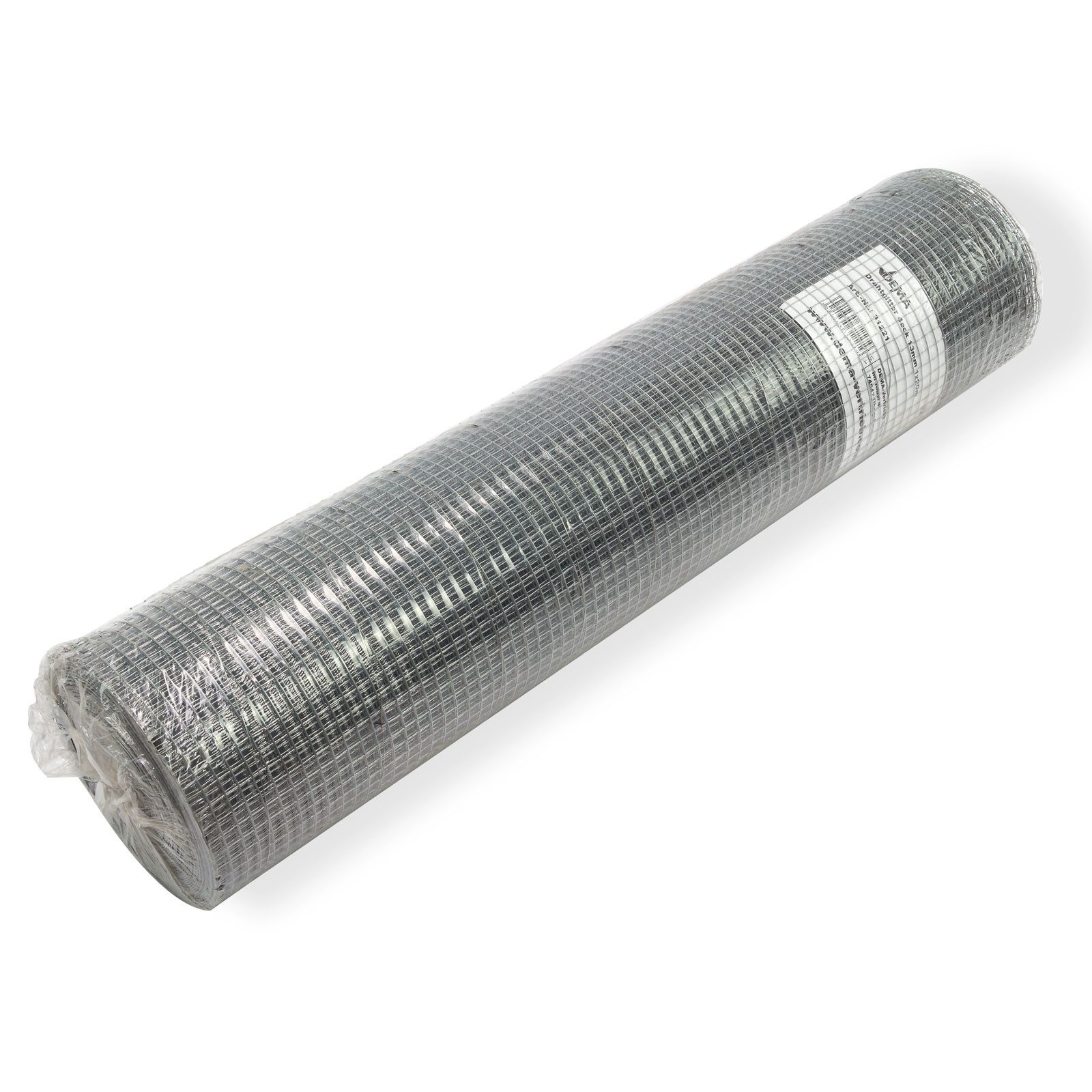 DEMA Geflechtzaun Drahtgitter 4eck 13mm 1x20m verzinkt