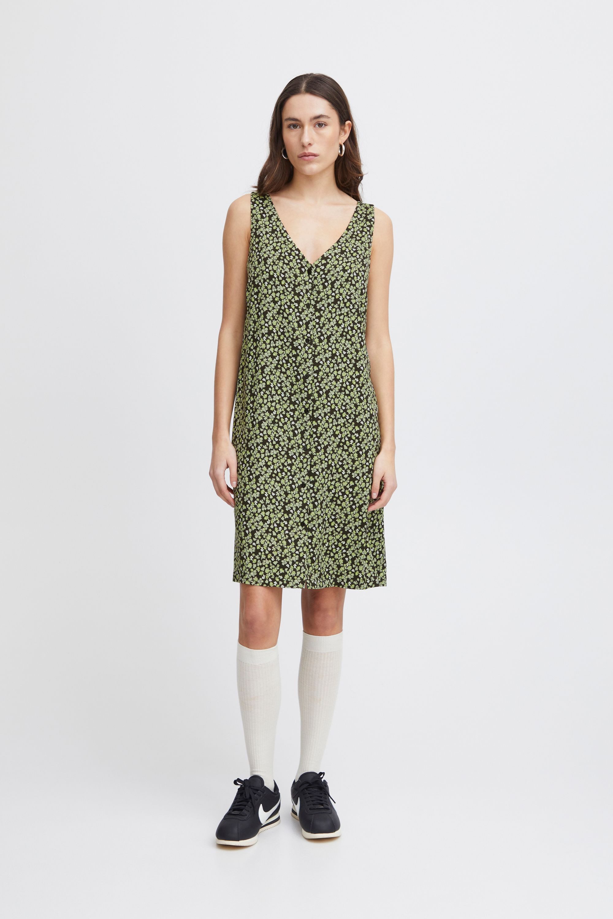 Ichi Blusenkleid IHAYA DR geblümtes Kleid günstig online kaufen