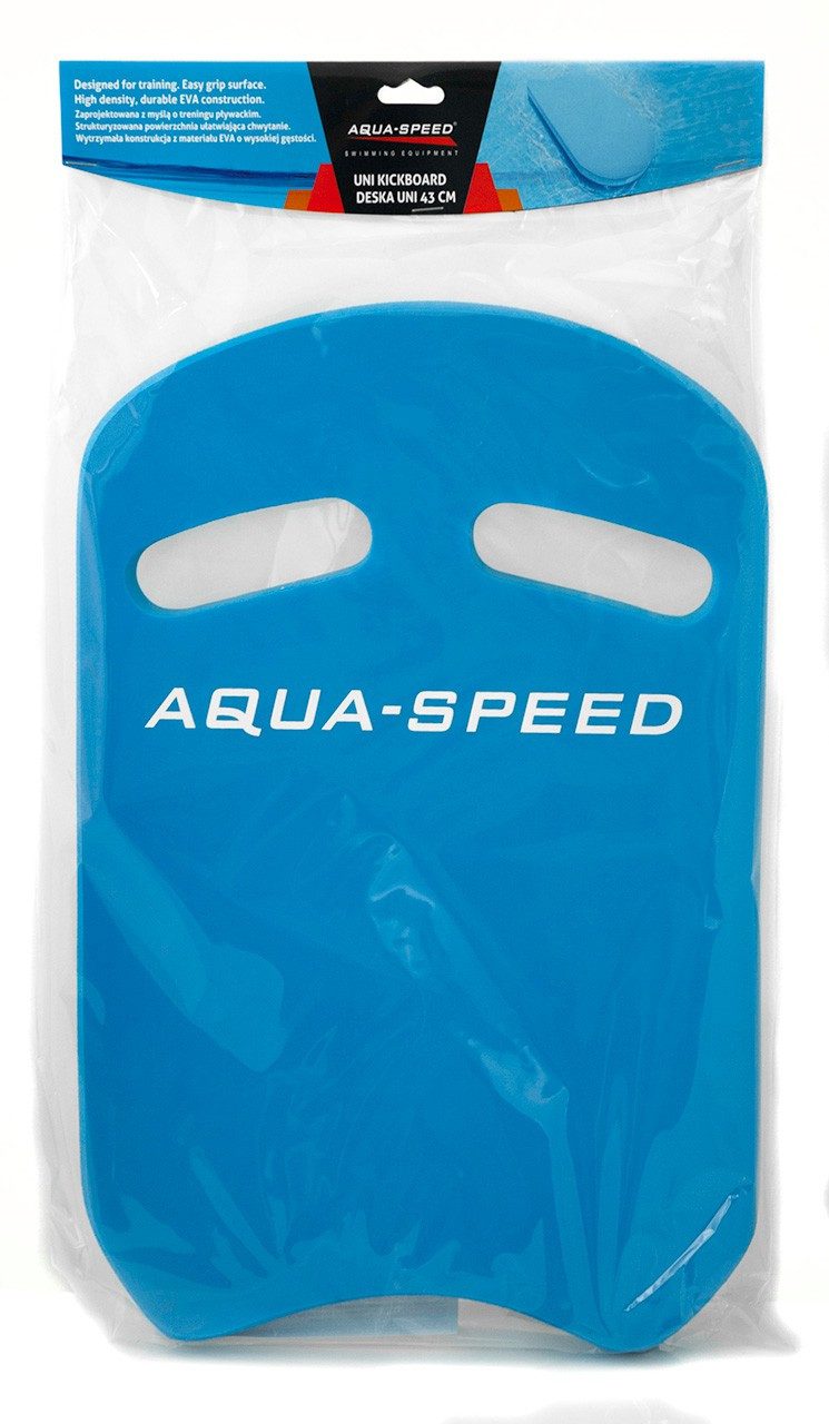 Aqua Speed Schwimmbrett Kickboard mit Griffen 43x28 cm Leicht & robust für Erwachsene, Ergonomische Griffe – Mehr Kontrolle & Sicherheit beim Schwimmenlernen