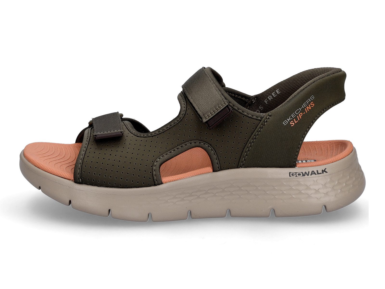 Skechers Skechers Herren Sandale Go Walk Flex SD Easy Entry oliv Sandale