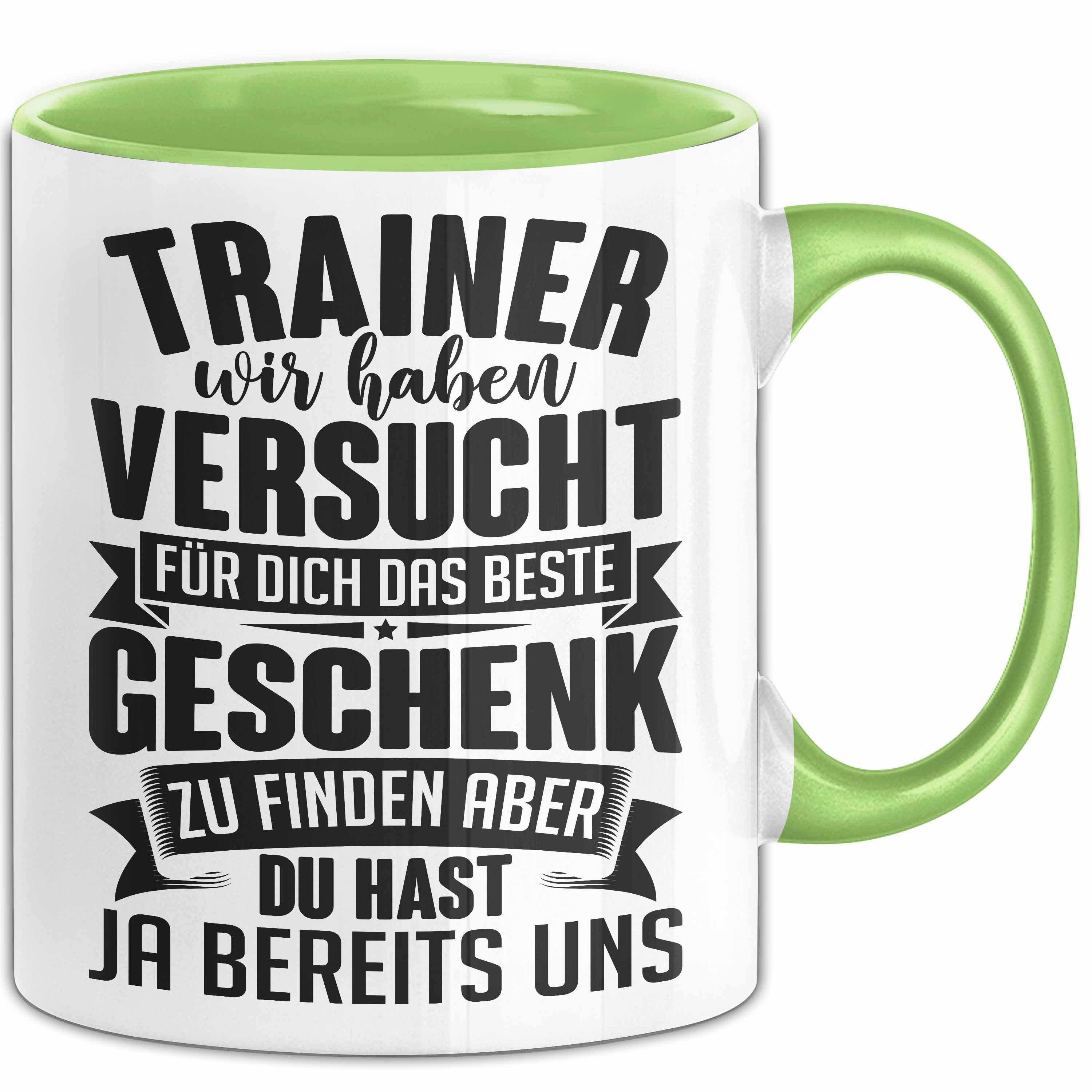 Tasse Co-Trainer Trainer Fußballtrainer Geschenk Tasse Geschenkidee für Trai
