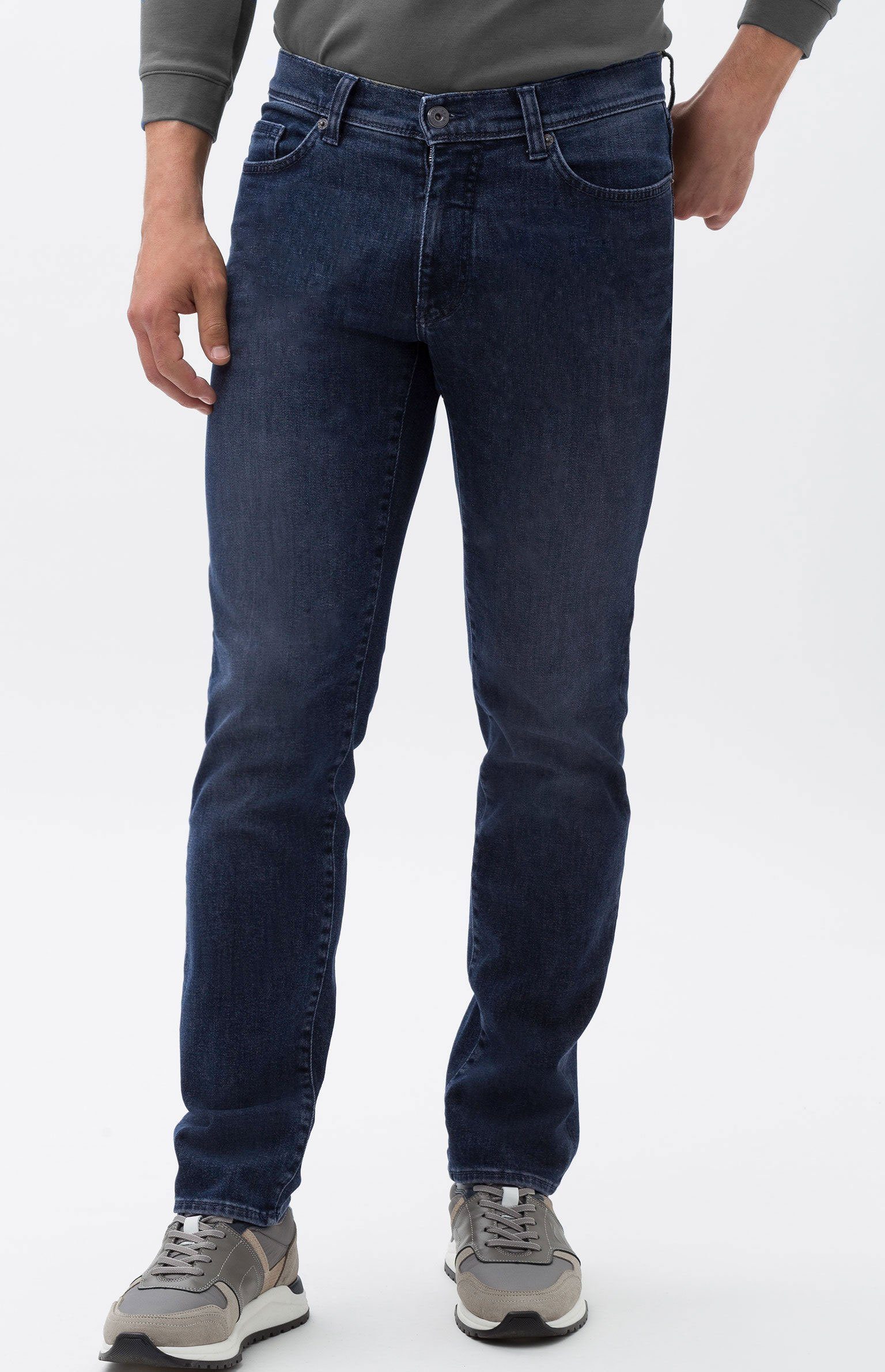 Denim Flex Deep Authentic Brax Used 5-Pocket-Jeans Blue Cadiz Organic