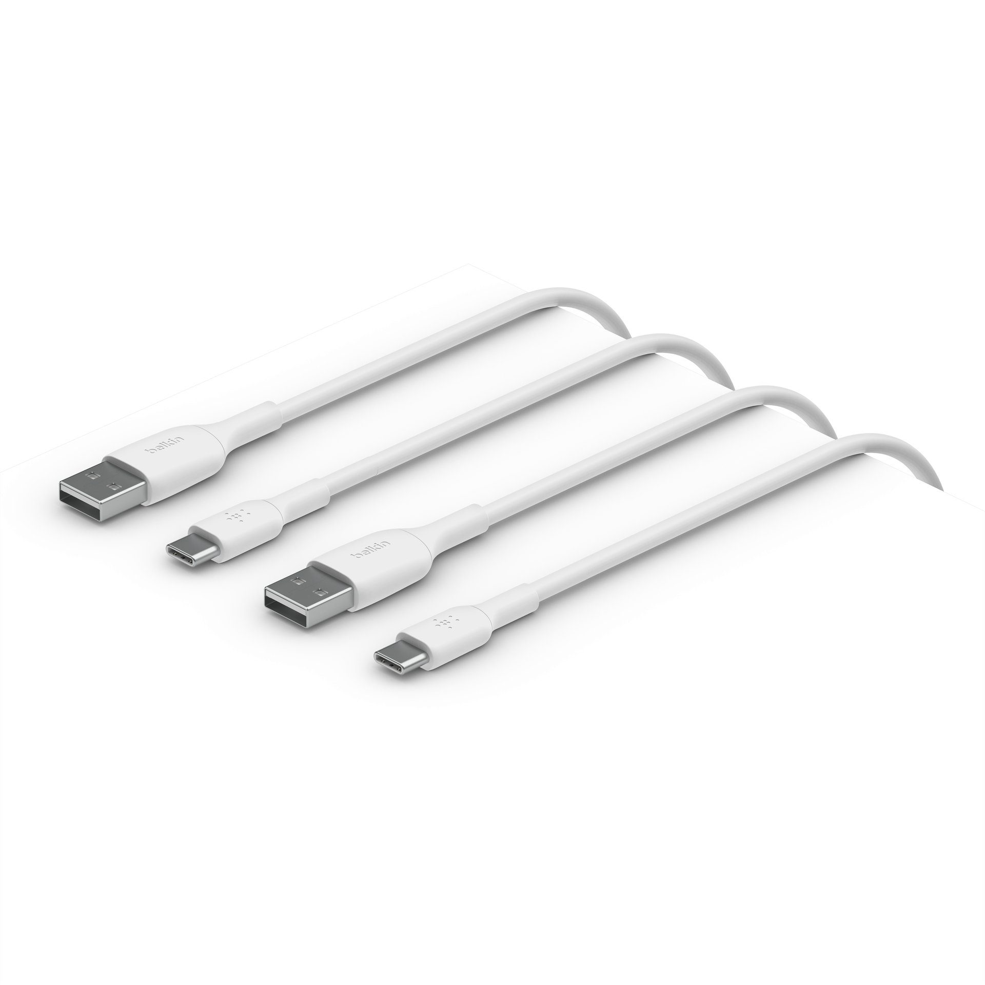 Belkin BoostCharge USB-A zu USB-C PVC-Kabel 1m USB-Kabel, USB Typ A, USB Typ C, (100 cm)