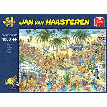 Jumbo Spiele Puzzle Jan van Haasteren - Oase 1000 Teile, 1000 Puzzleteile