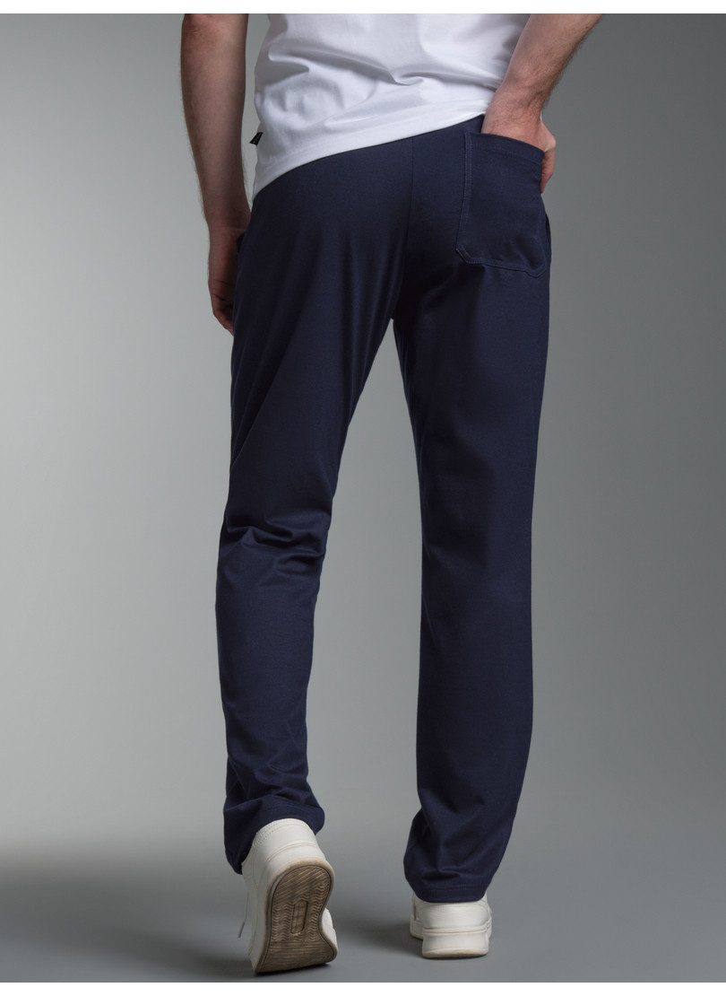 Trigema Jerseyhose TRIGEMA Hose DELUXE Baumwolle (1-tlg) – Bild 4 von 5