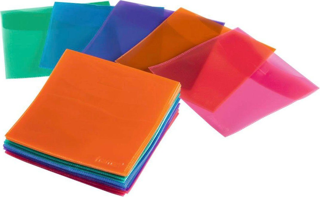 Hama CD-Hülle CD-/DVD-Schutzhüllen 50, Farbig