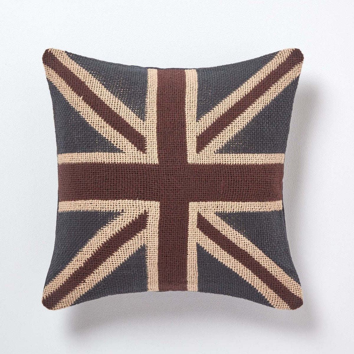 Homescapes Kissenhülle Jaquard Union Jack-Kissenbezug, 45 x 45 cm günstig online kaufen