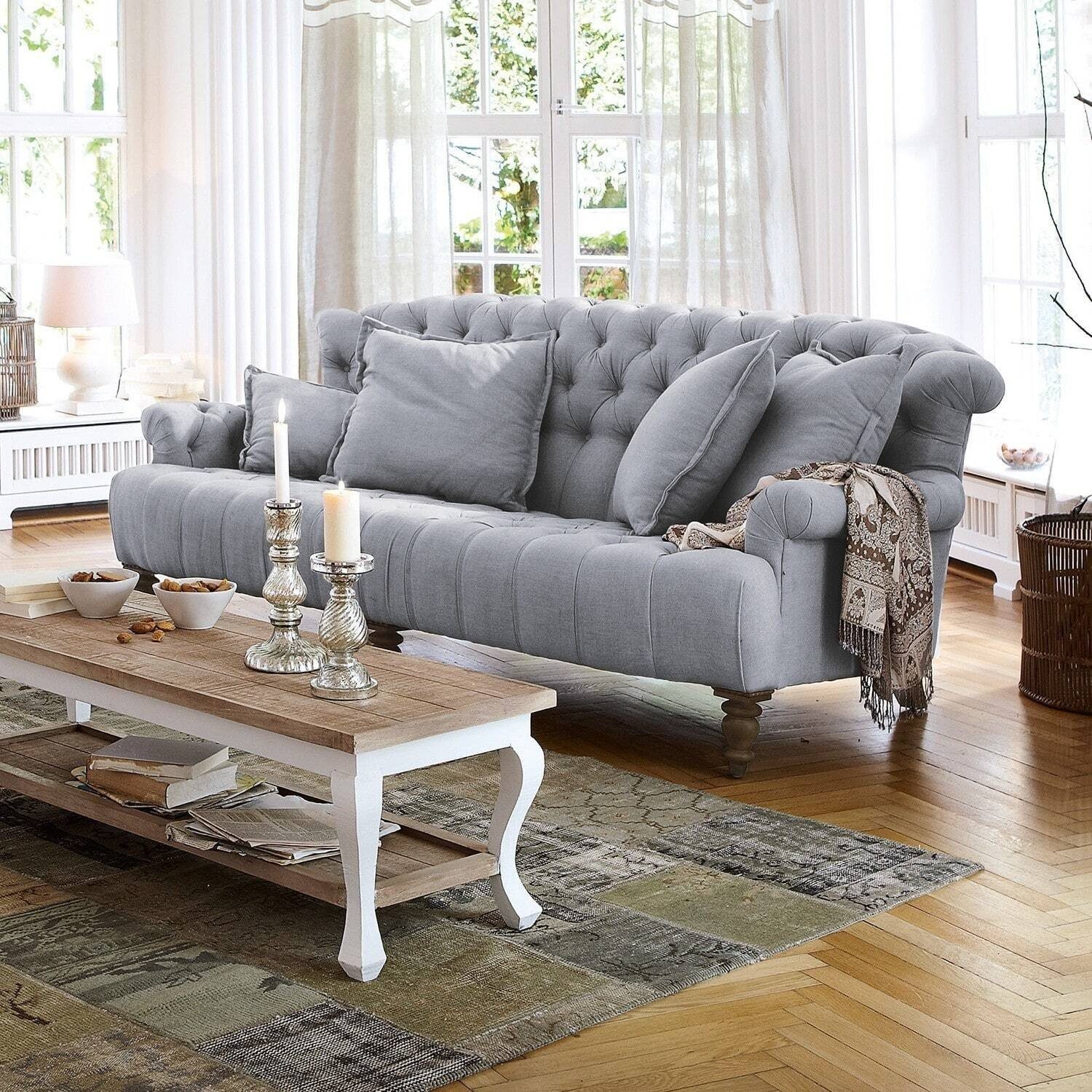 Mirabeau Springfield Village graublau Sofa Sofa