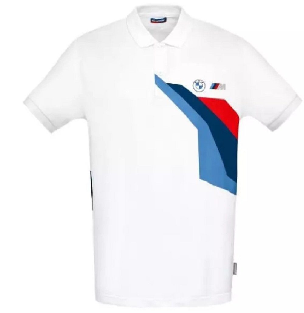 BMW Poloshirt BMW M Performance Motorsport Poloshirt Herren Weiß