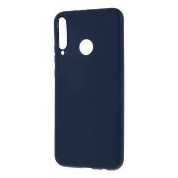 CoverKingz Handyhülle Huawei P40 Lite E Handy Hülle Silikon Case Cover Bumper Etui Matt Blau 16,23 cm (6,4 Zoll), Schutzhülle Handyhülle Silikoncover Softcase farbig