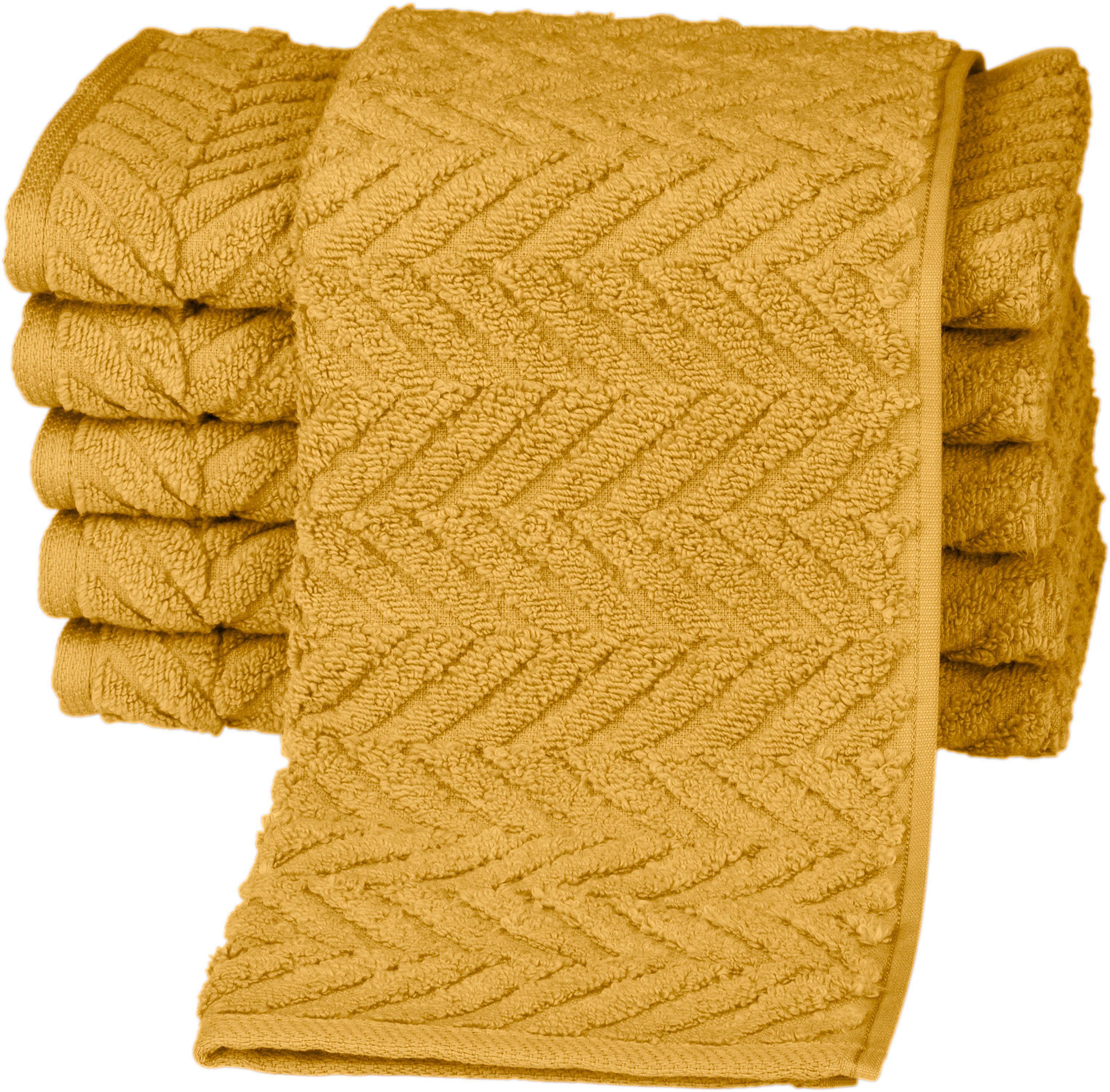 ROSS Gästehandtücher Sensual 9001, Frottier (6-St), 100% Baumwolle günstig online kaufen