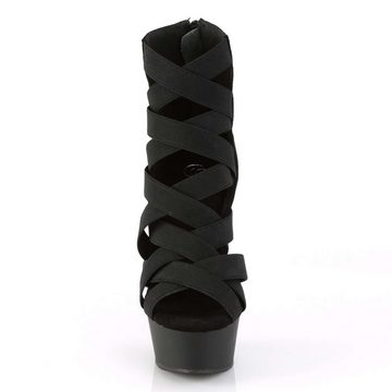 Pleaser Pleaser Sandalette DELIGHT-600-24 Schwarz EU-35 / US-5 High-Heel-Sandalette (2-tlg)