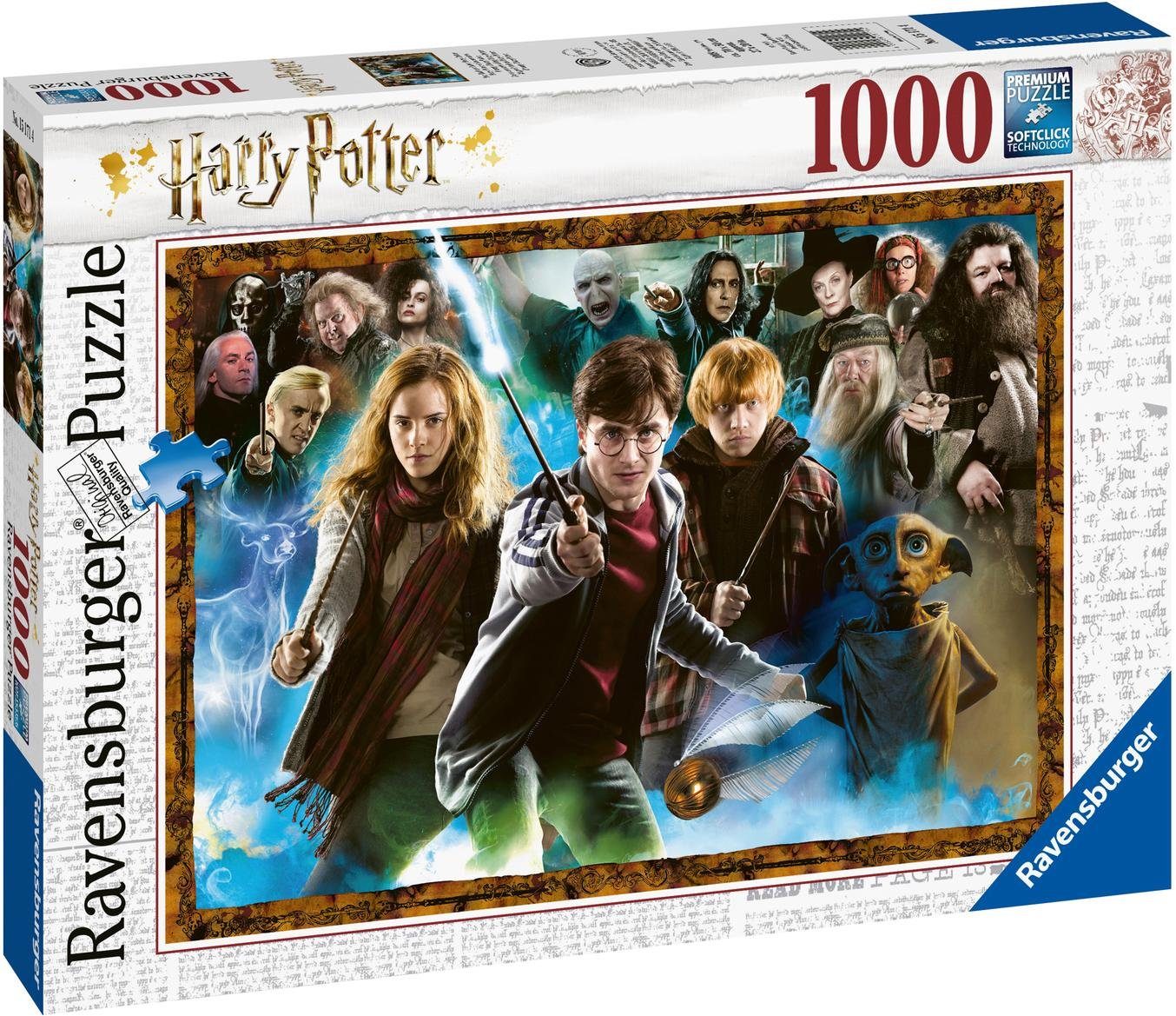 schützt - Harry in Zauberschüler Puzzle Potter, weltweit Puzzleteile, - Made Ravensburger Germany, 1000 FSC® Wald Der