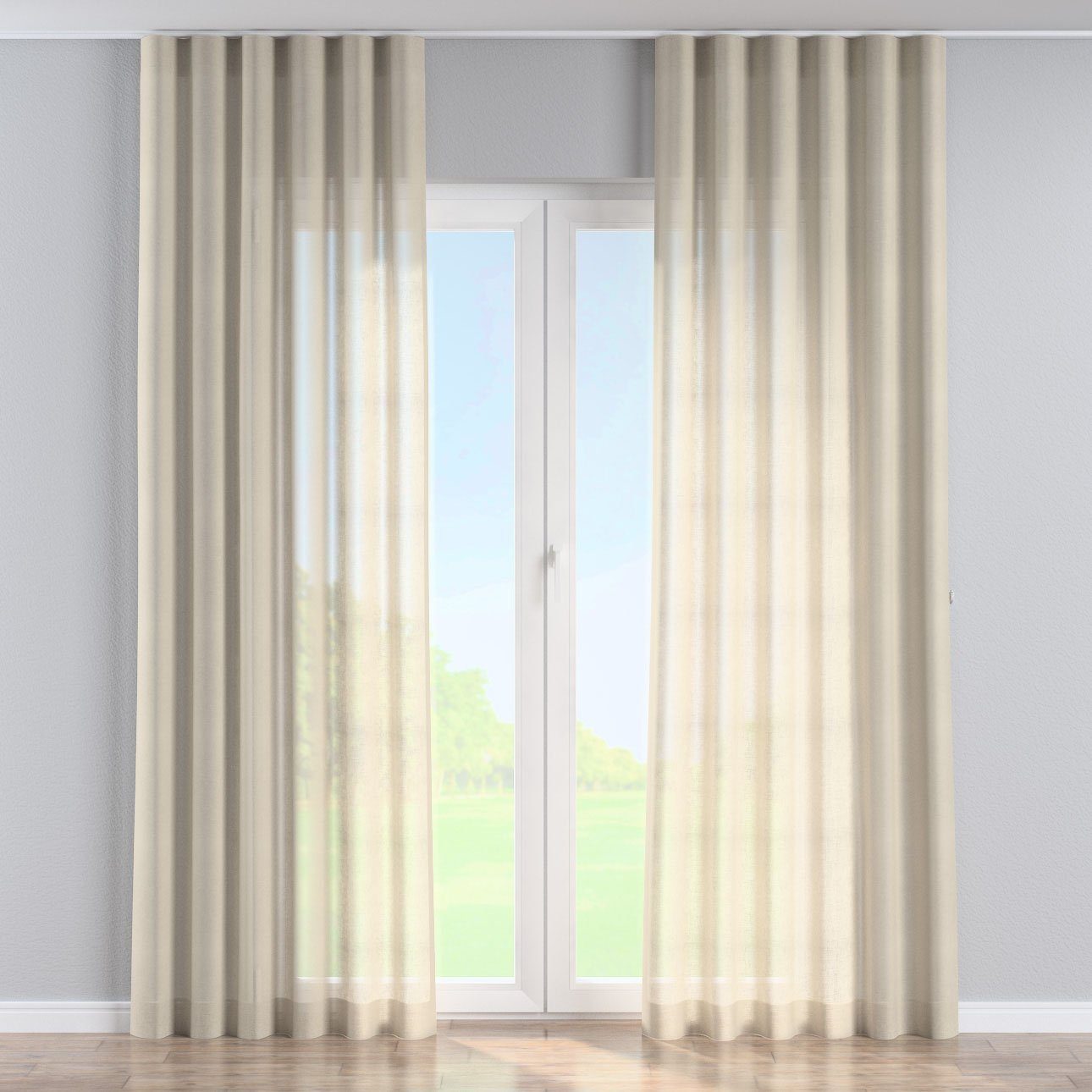 Vorhang Wellenvorhang 60x100 beige Romantica, Dekoria cm