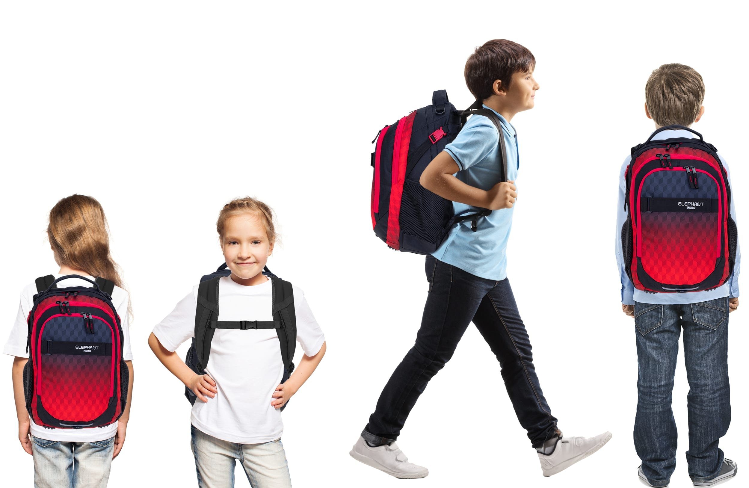 ELEPHANT Schulrucksack Hero Signature Schultasche, Rucksack, Schulmappe