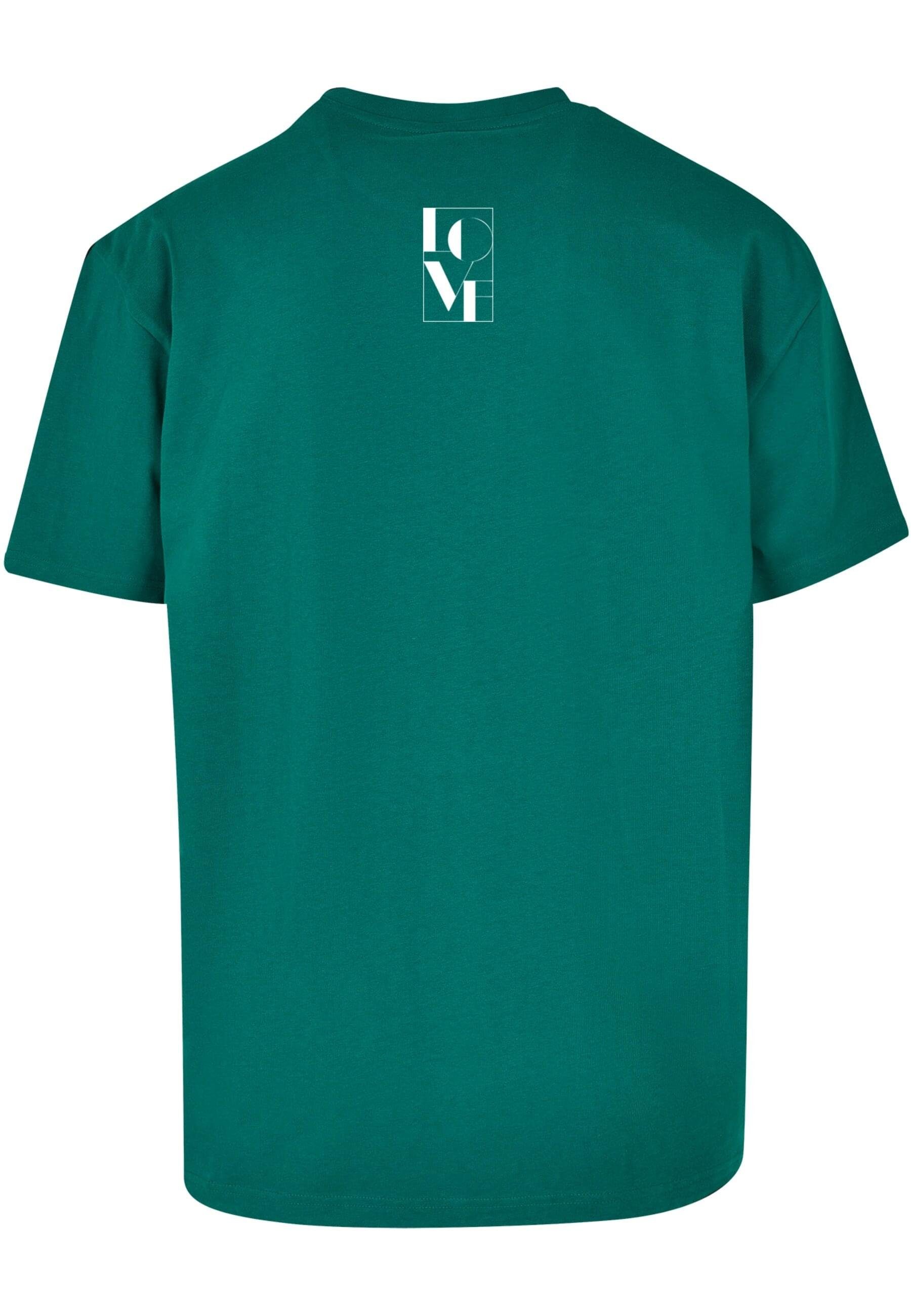 Heavy T-Shirt Tee Oversized Herren Love green (1-tlg) Merchcode