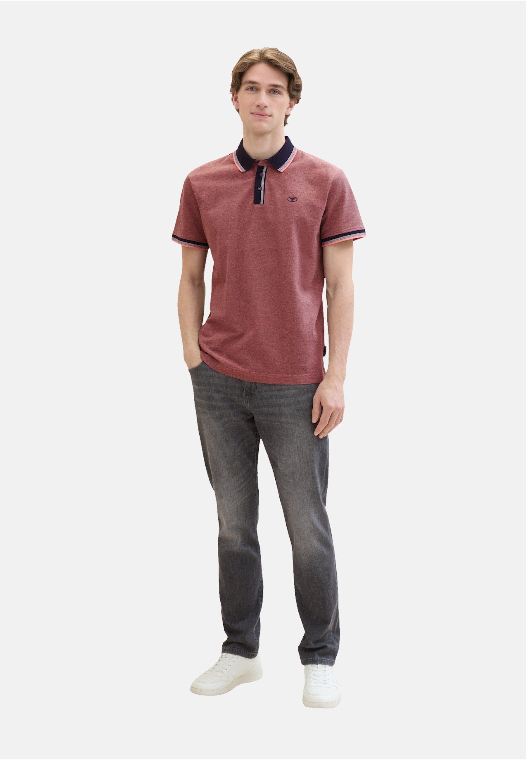TOM TAILOR Poloshirt Poloshirt Kurzarmshirt mit Polokragen (1-tlg., 1) günstig online kaufen