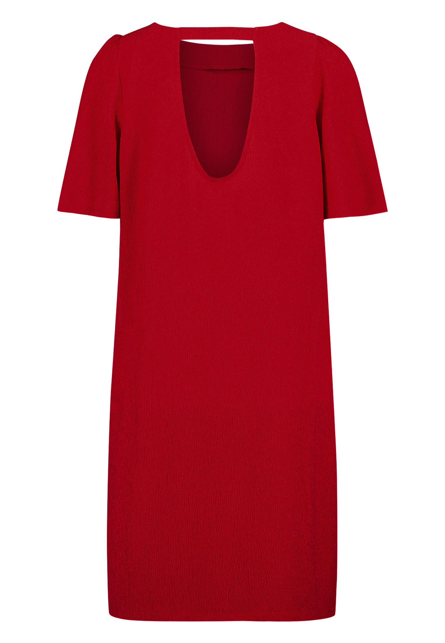 Zero Jerseykleid Damen kurzarm Material.