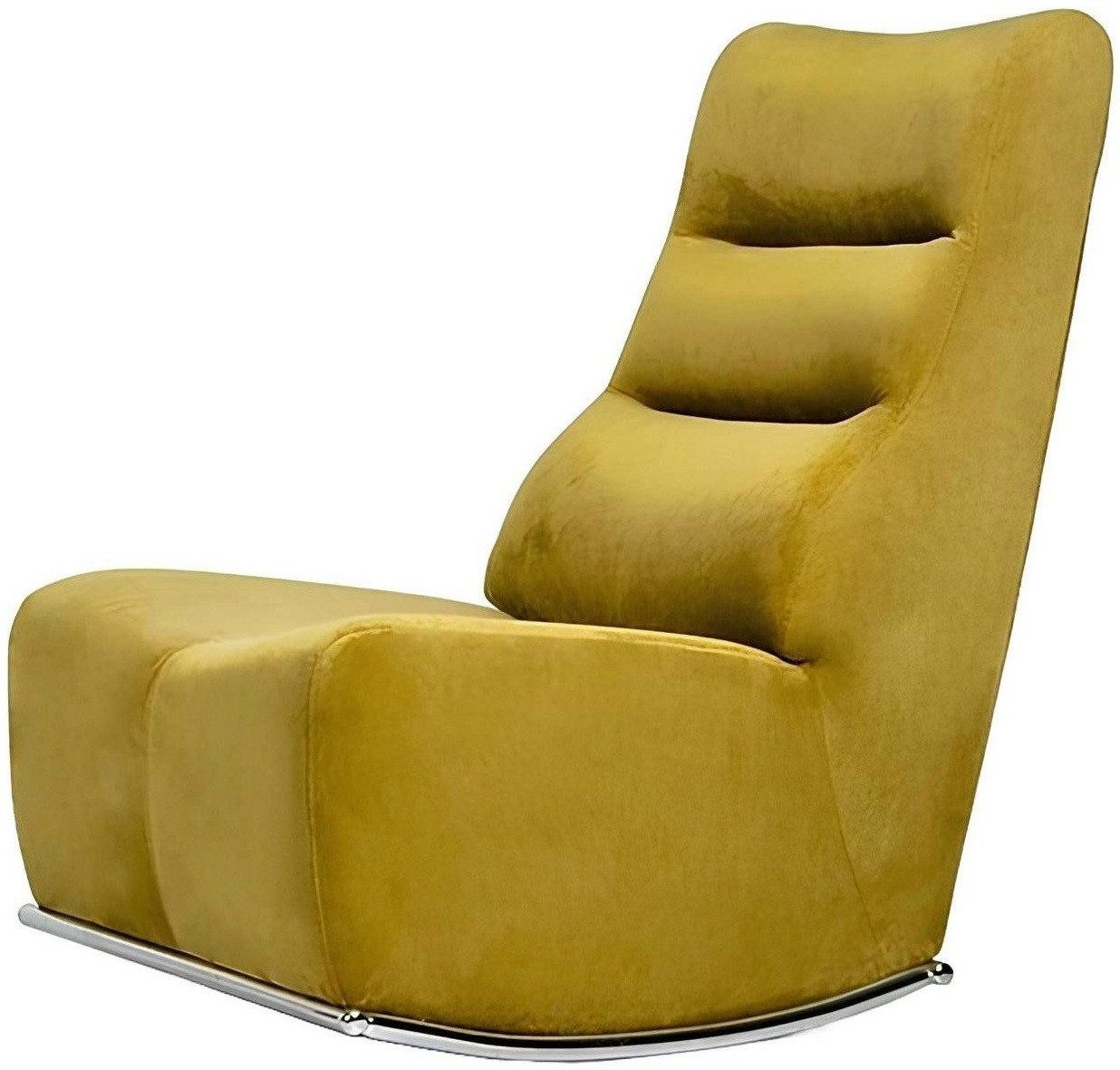 Xlmoebel Loungesessel Neue Designer-Sitzmöbel in Gelb für das Wohnzimmer aus textilem (Sessel), Hergestellt in Europa