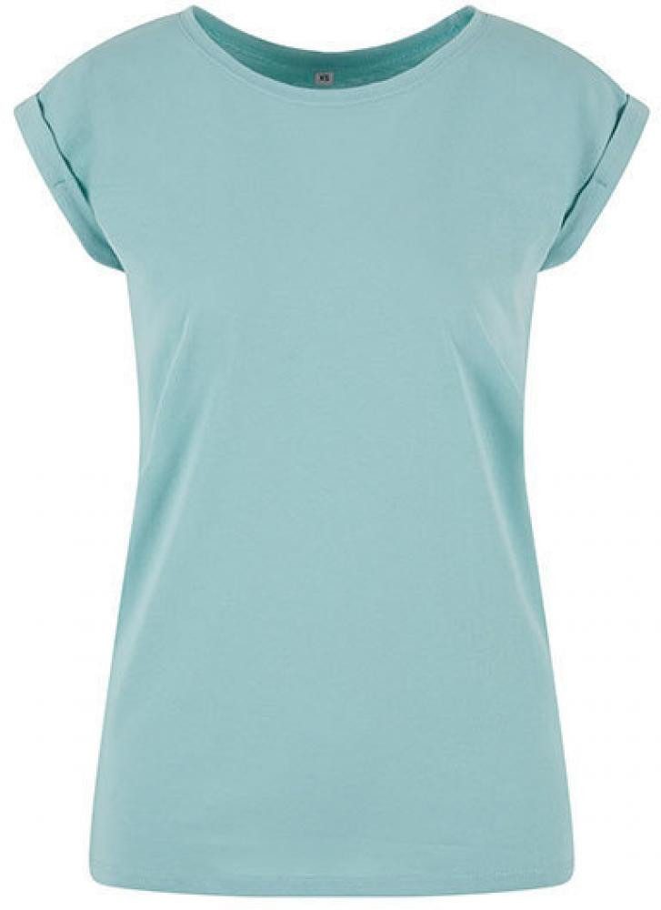 Build Your Brand Rundhalsshirt Ladies Extended Shoulder Damen T-Shirt günstig online kaufen