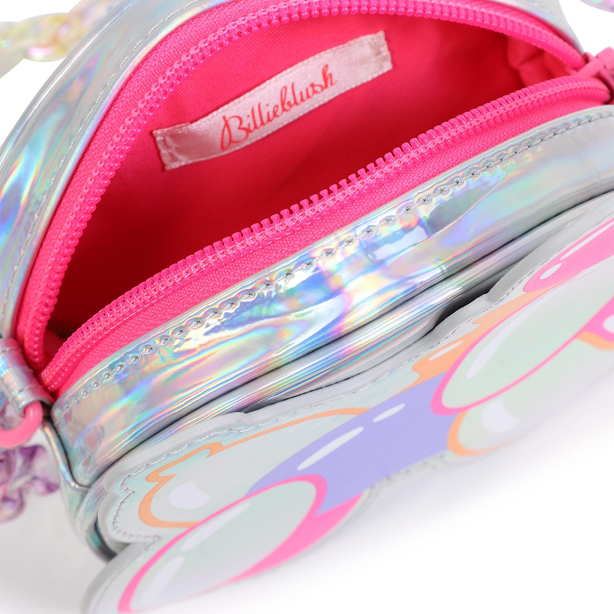 Billieblush Handtasche Billieblush Ballon-Tasche in silber mit Einhornmotiv