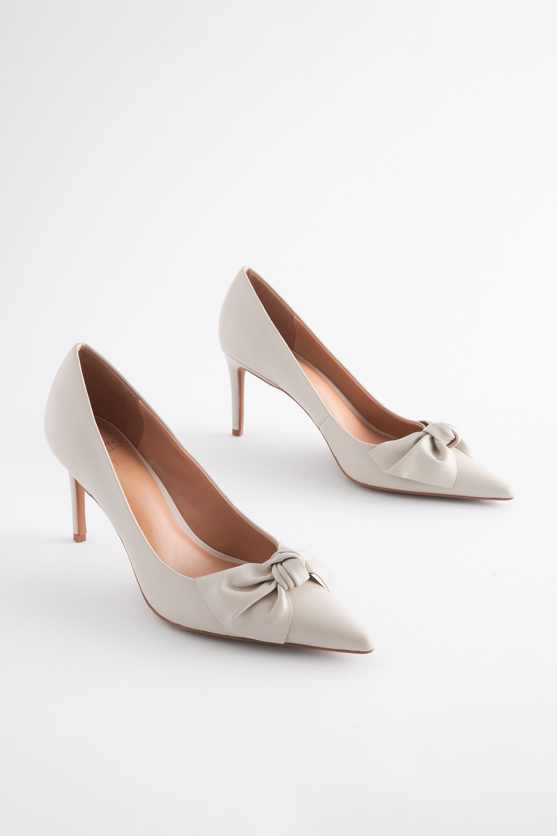 Next Forever Comfort® Lederpumps mit Schleife, medium Pumps (1-tlg) günstig online kaufen