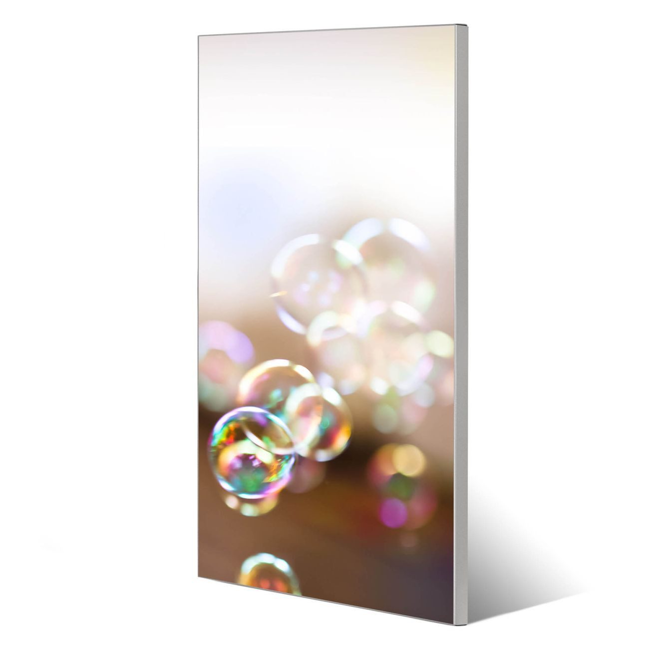 banjado Magnettafel Stahl Seifenblasen, (inkl. 4 Magnete, Stahlmagnettafel)