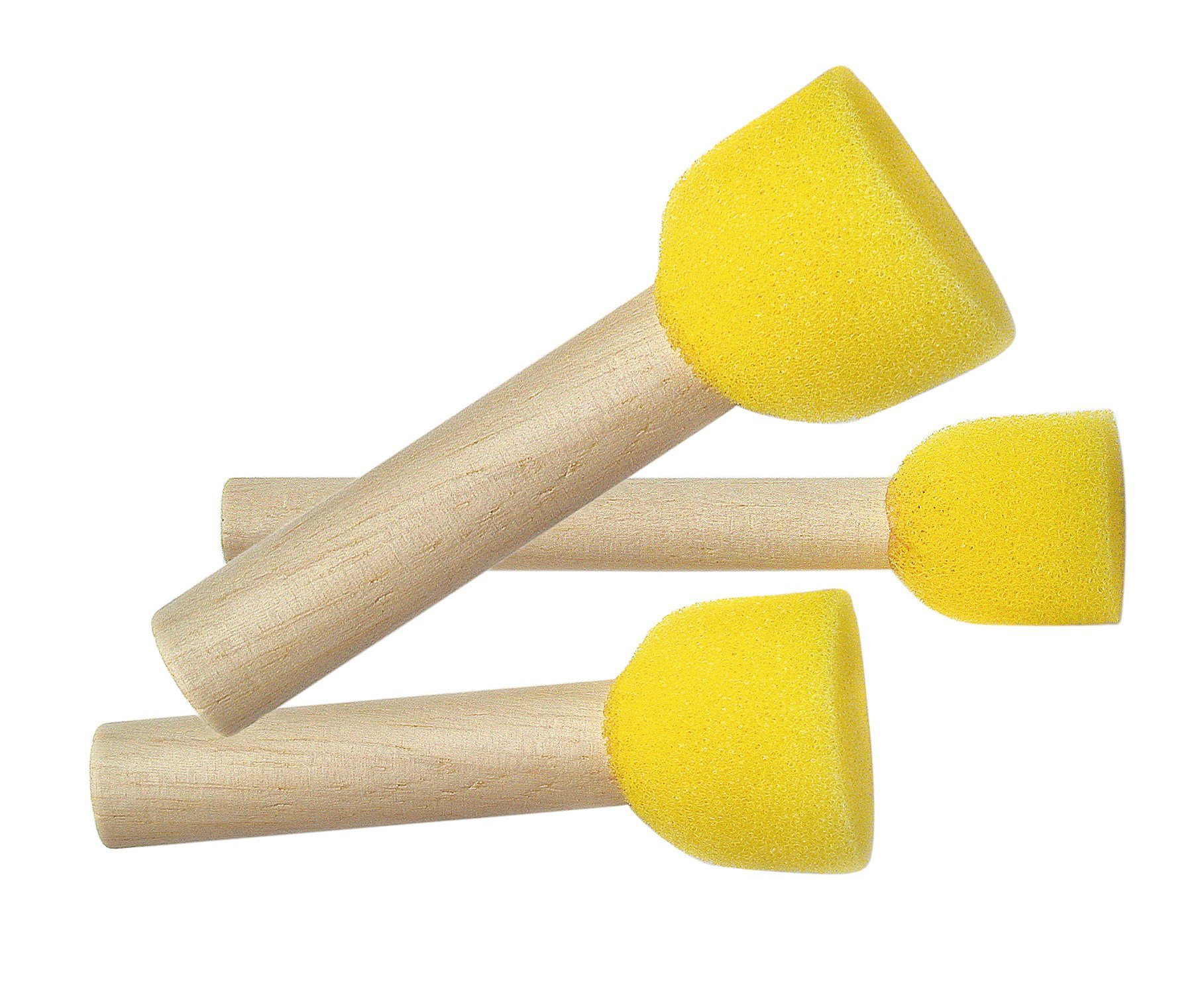 VBS Malpinsel Schwamm-Stupfpinsel, 3 Stück