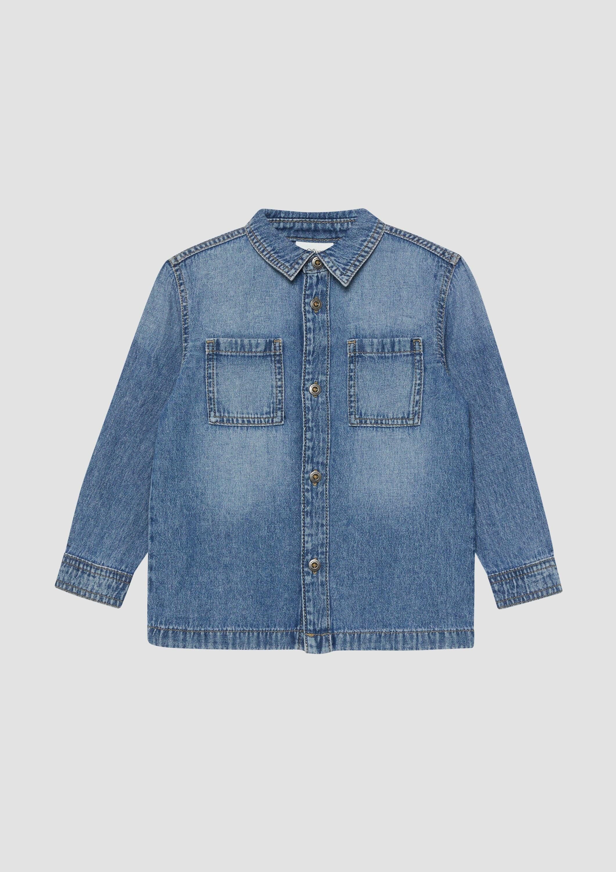 s.Oliver Hemdjacke Hemd Denim-Hemd