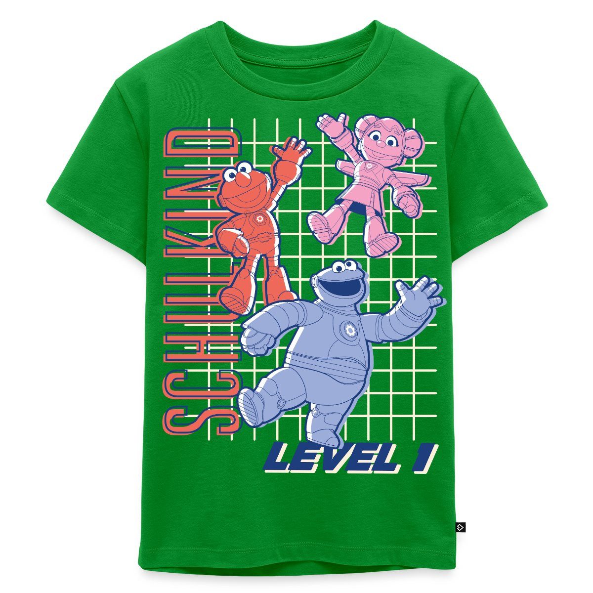 T-Shirt Mecha Builders Team Schulkind Level 1 Kinderhelden Kinder Premium T-Sh