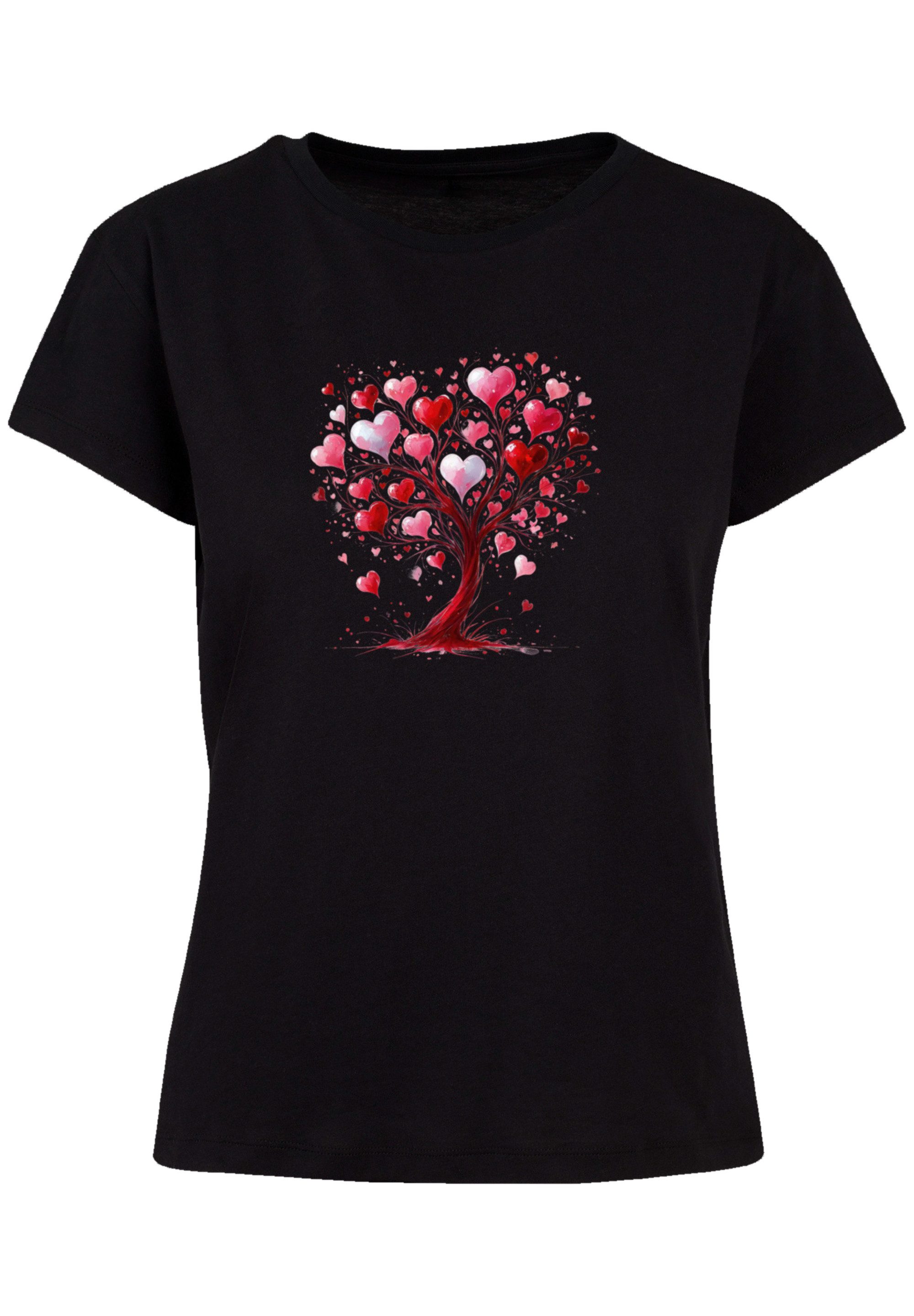 F4NT4STIC T-Shirt Herz Baum Aquarell Druck günstig online kaufen