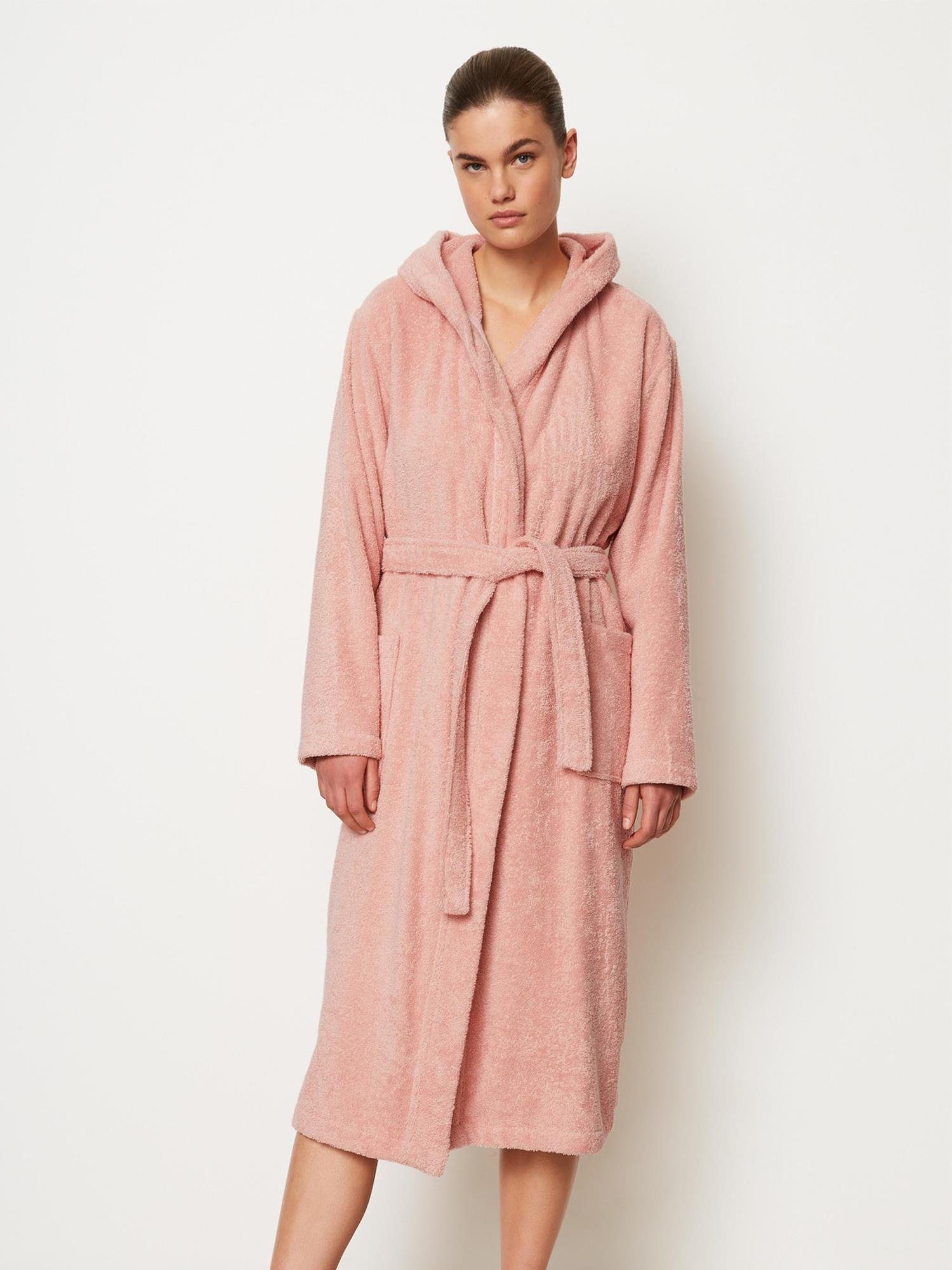 Marc O'Polo Home Damenbademantel Timeless Women, Langform, Baumwolle, Kapuz günstig online kaufen