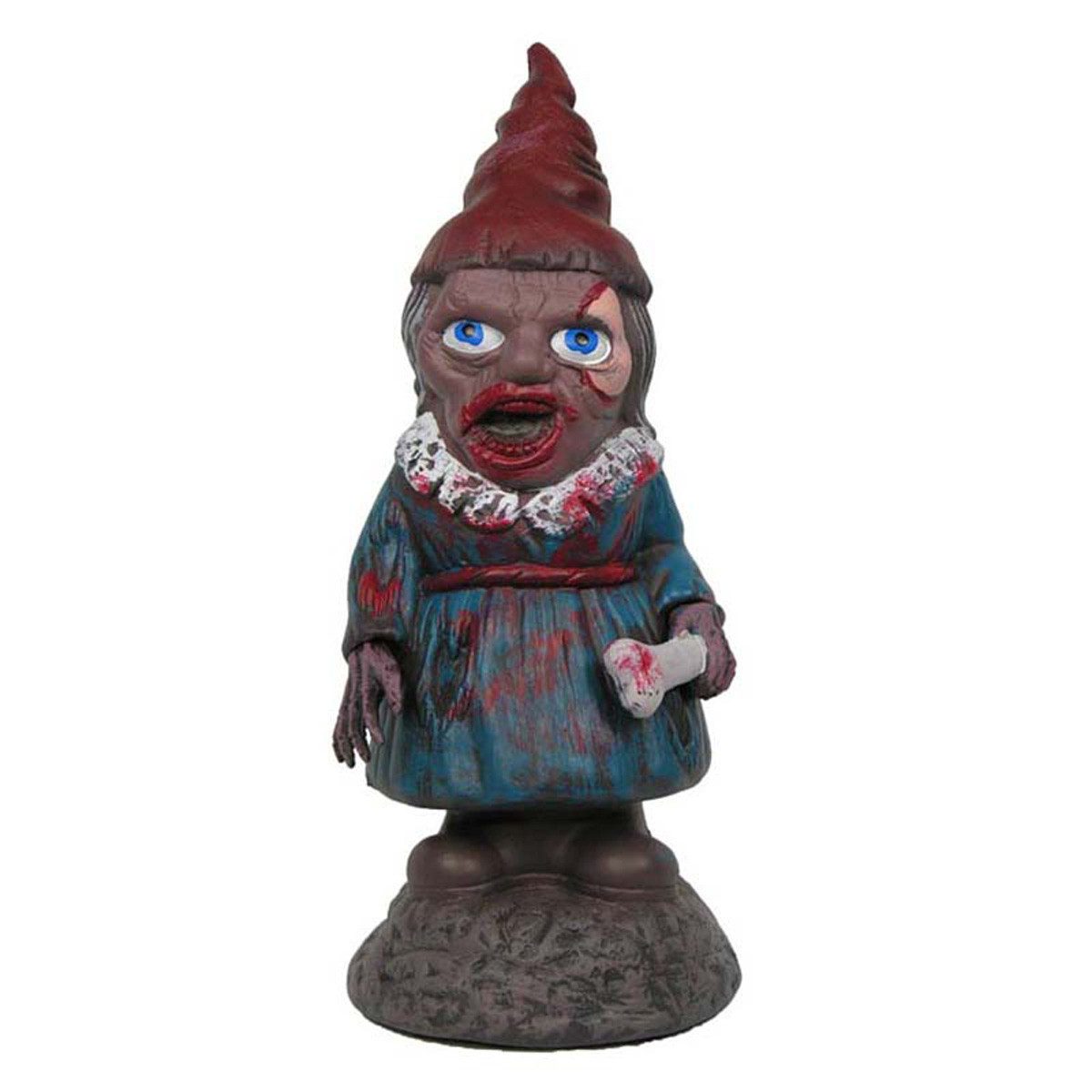 Rubies Niederlande b.v. Dekoobjekt Halloween Gartenzwerg Lady Zombie - 40 cm - Grusel