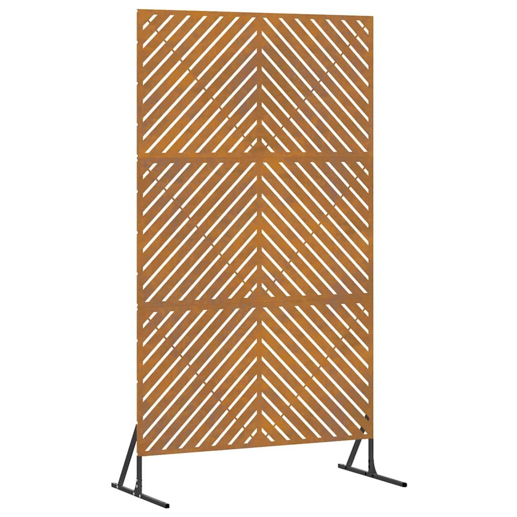 vidaXL Paravent 100 x 50 x 180 cm Sichtschutz Grau Stahl Paravent