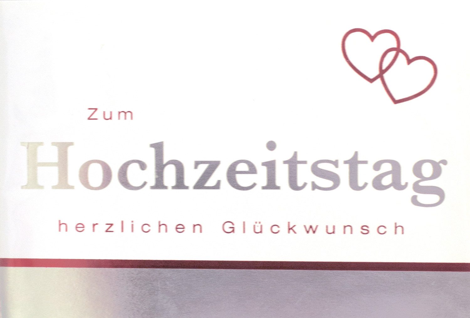 bsb-obpacher Grußkarten, Glückwunschkarte zum Hochzeitstag, mit Umschlag