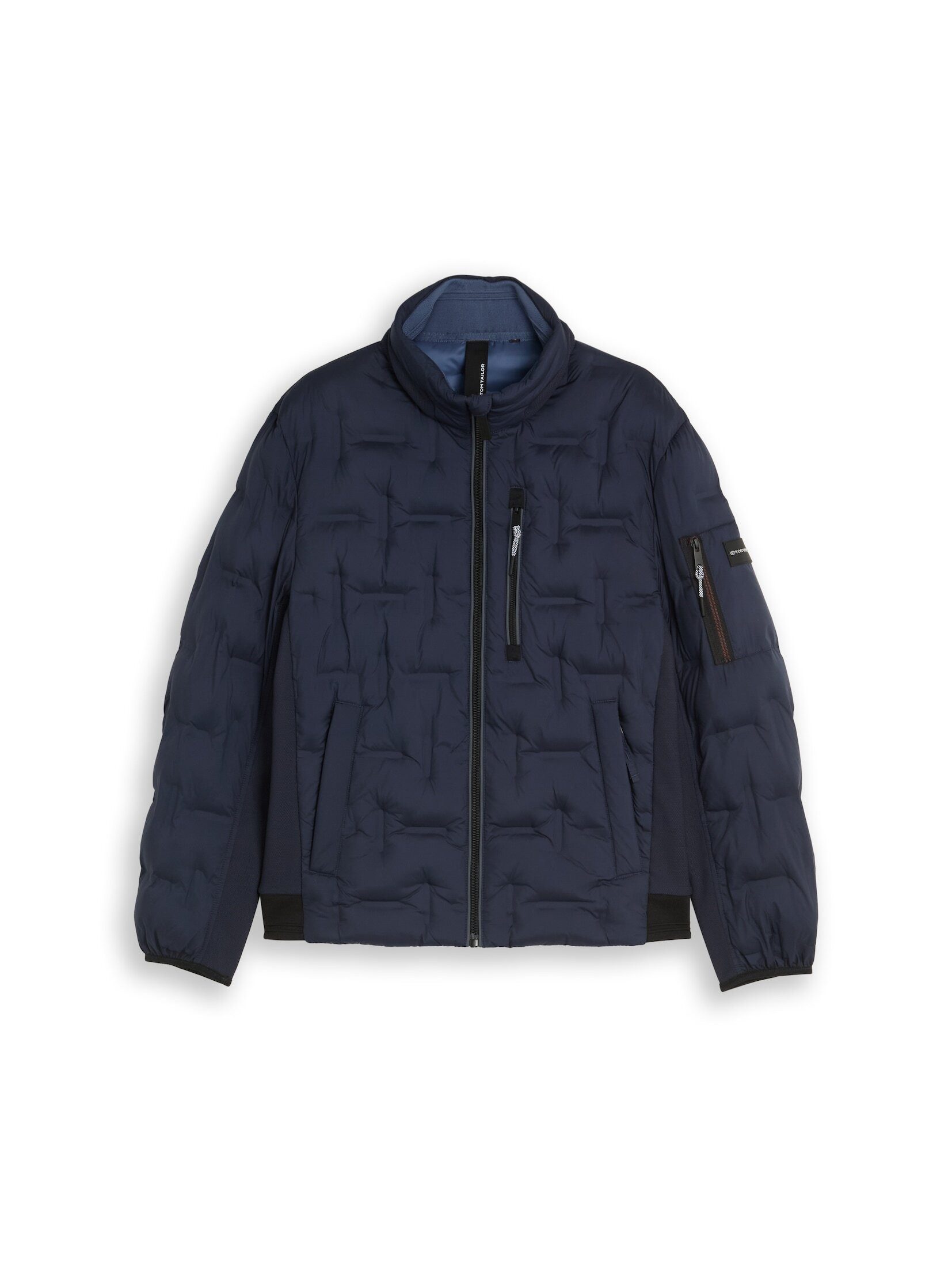 TOM TAILOR Winterjacke Jacken Hybrid Steppjacke mit verstaubarer Kapuze