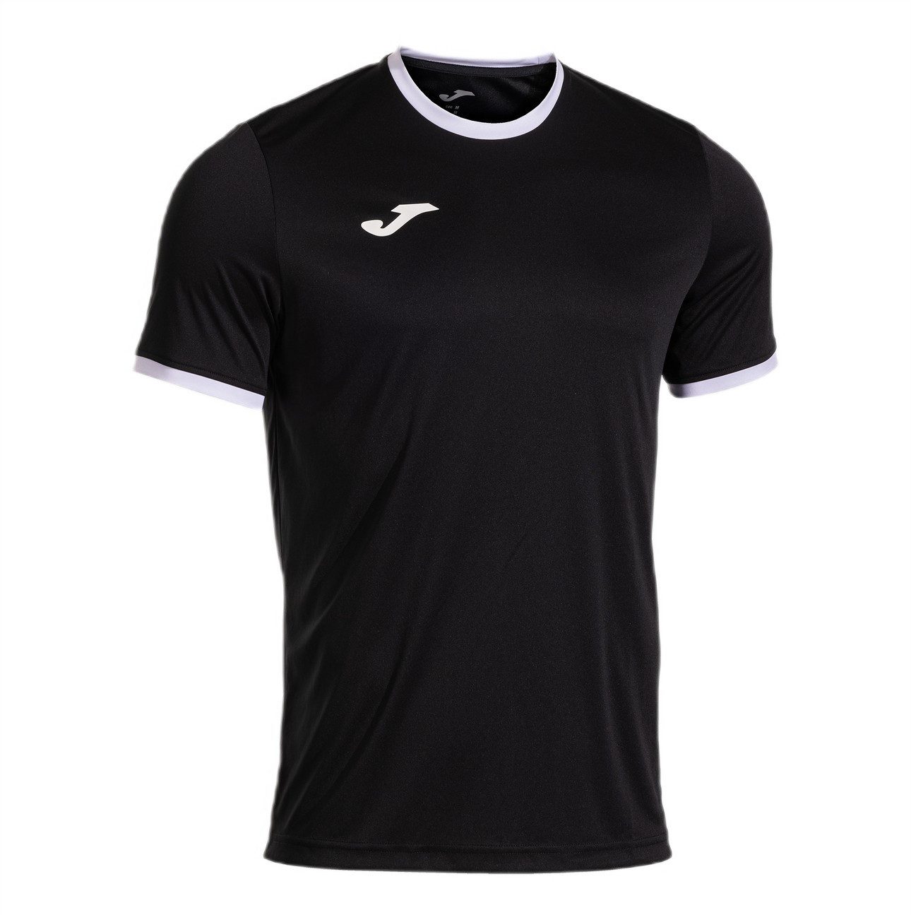 Joma T-Shirt Combi Premium (100% Polyester, atmungsaktiv) schwarz/weiss Herren