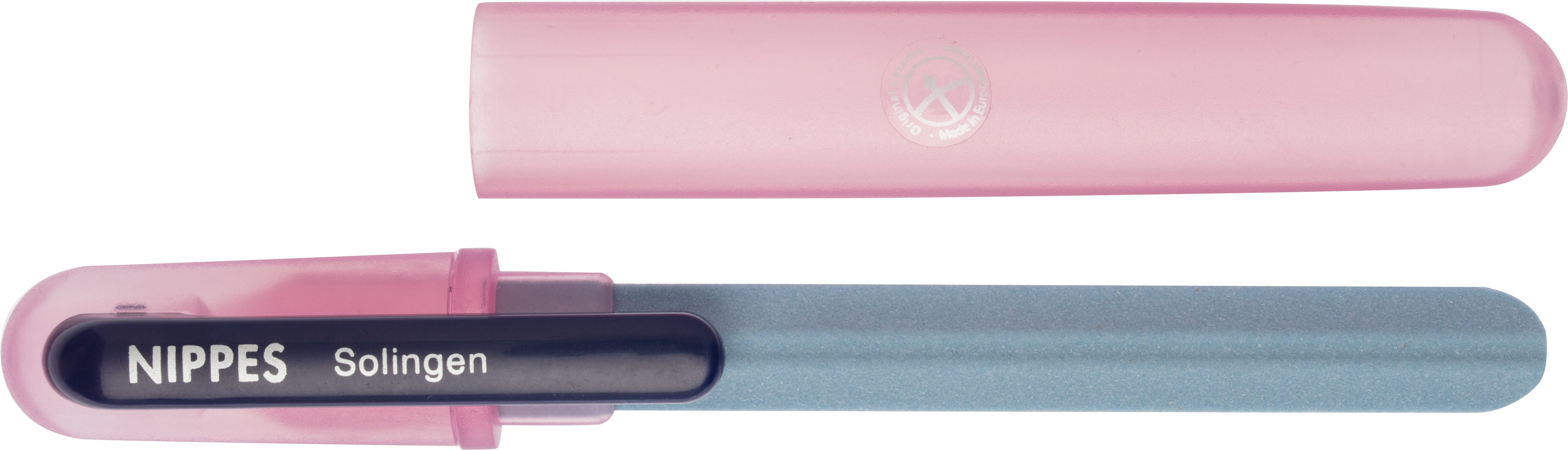 nippes Solingen Keramik-Nagelfeile 14 cm, Versiegelnde Nagelpflege, Inkl. Schutzkappe, Made in Germany