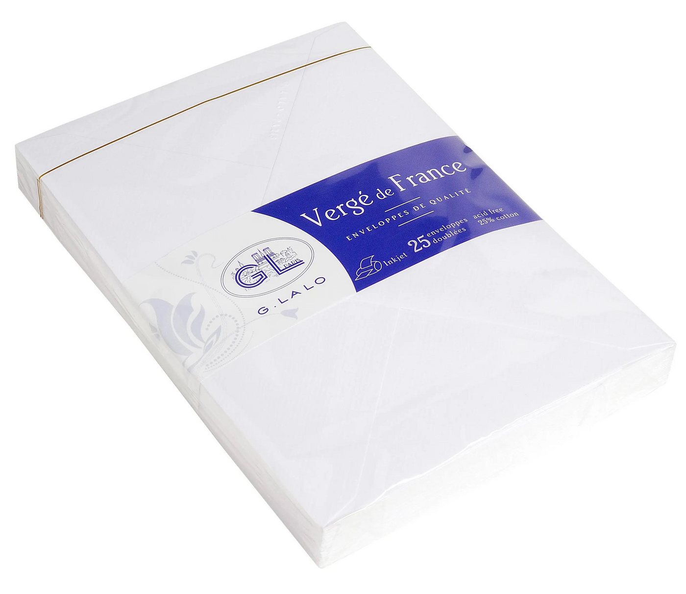 Thumbnail - G.Lalo Briefumschlag G.Lalo 4x Lalo, Packung 25 Umschläge 100g, 229x162mm Extra weiß 20850L, LALO