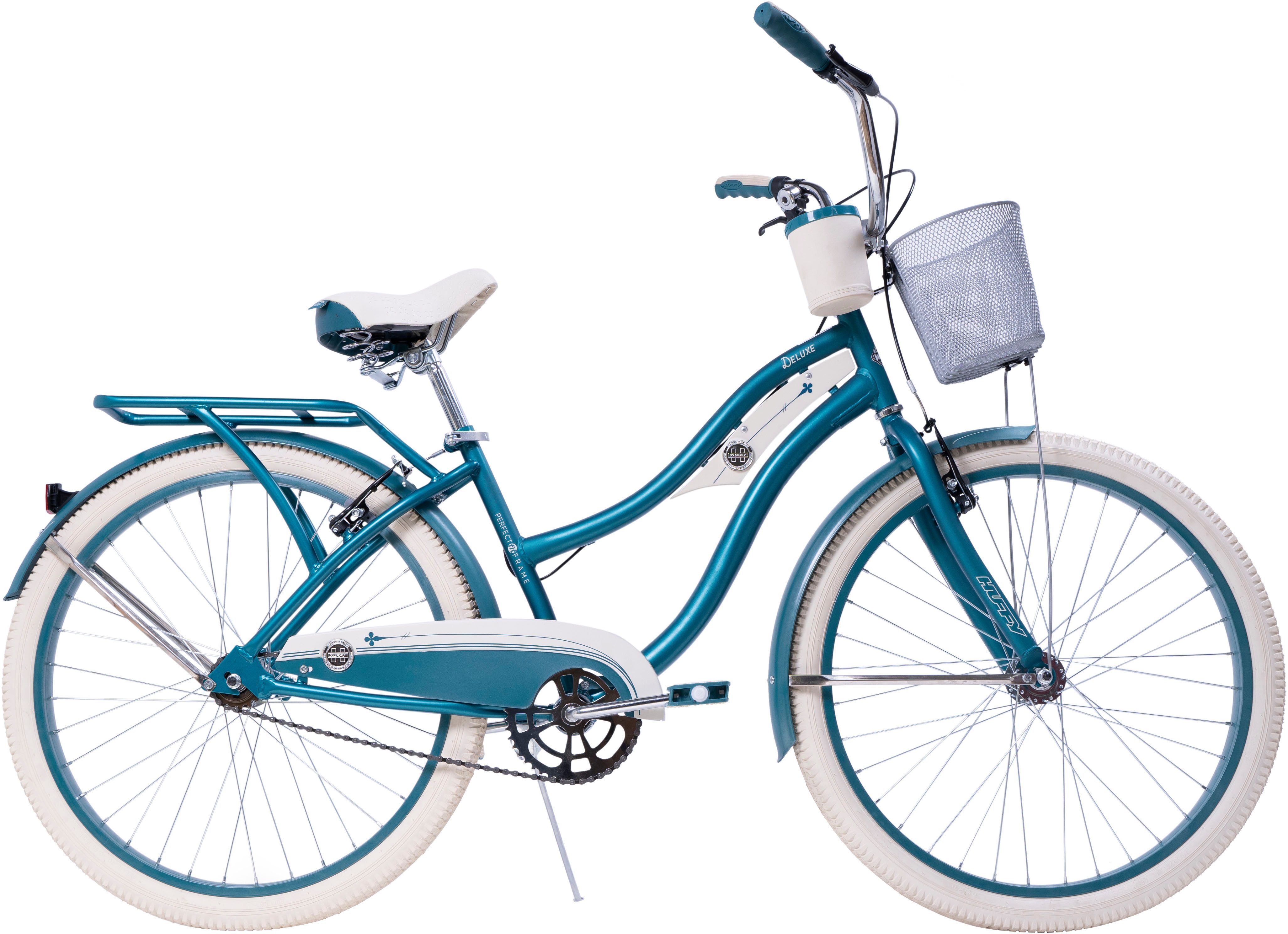 Cruiser Huffy Deluxe Cruiser Mattes Smaragdgrün 26-Zoll