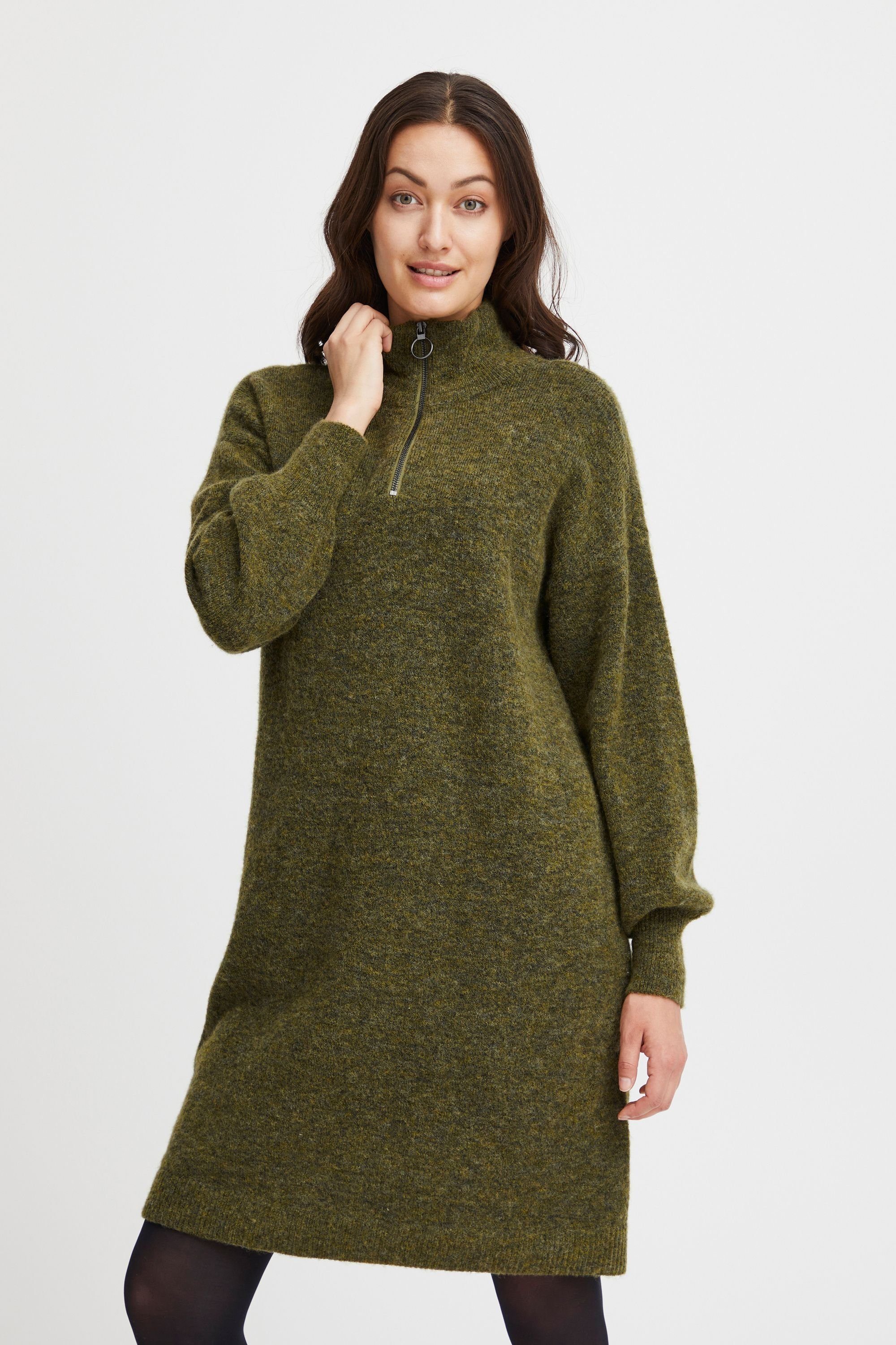 fransa 1 Strickkleid Melange DR FRSANNY Green Rifle Fransa