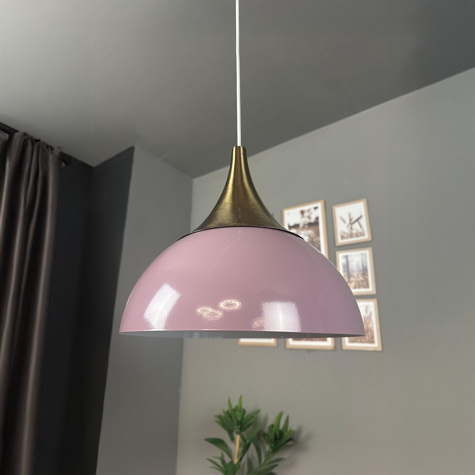 Bamyum Pendelleuchte Pendelleuchte Yimpi Metall Ø30 cm, E27, Moderne Pendelleuchte, ohne Leuchtmittel