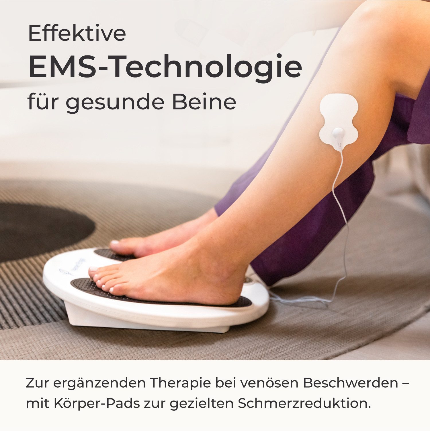Venen Engel EMS-Gerät Venen Board – lindert Schwellungen, Krämpfe & Beinschmerzen