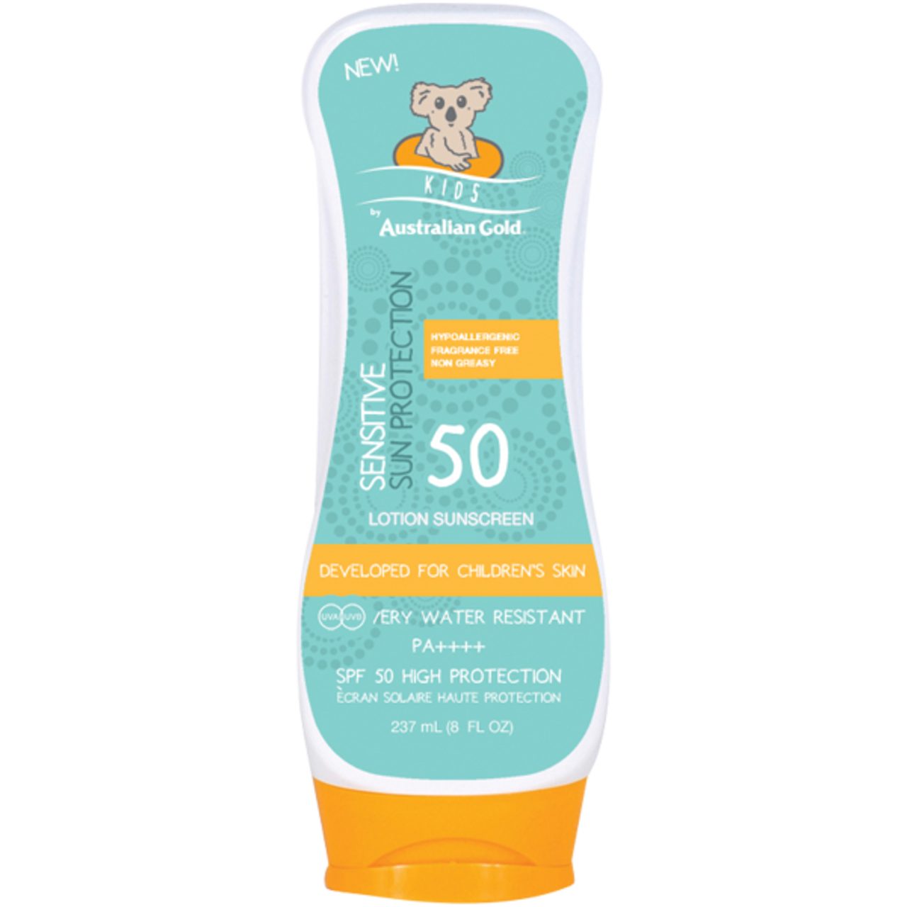 AUSTRALIAN GOLD Sonnenschutzlotion SPF 50 Kids Sensitive Protection mehr