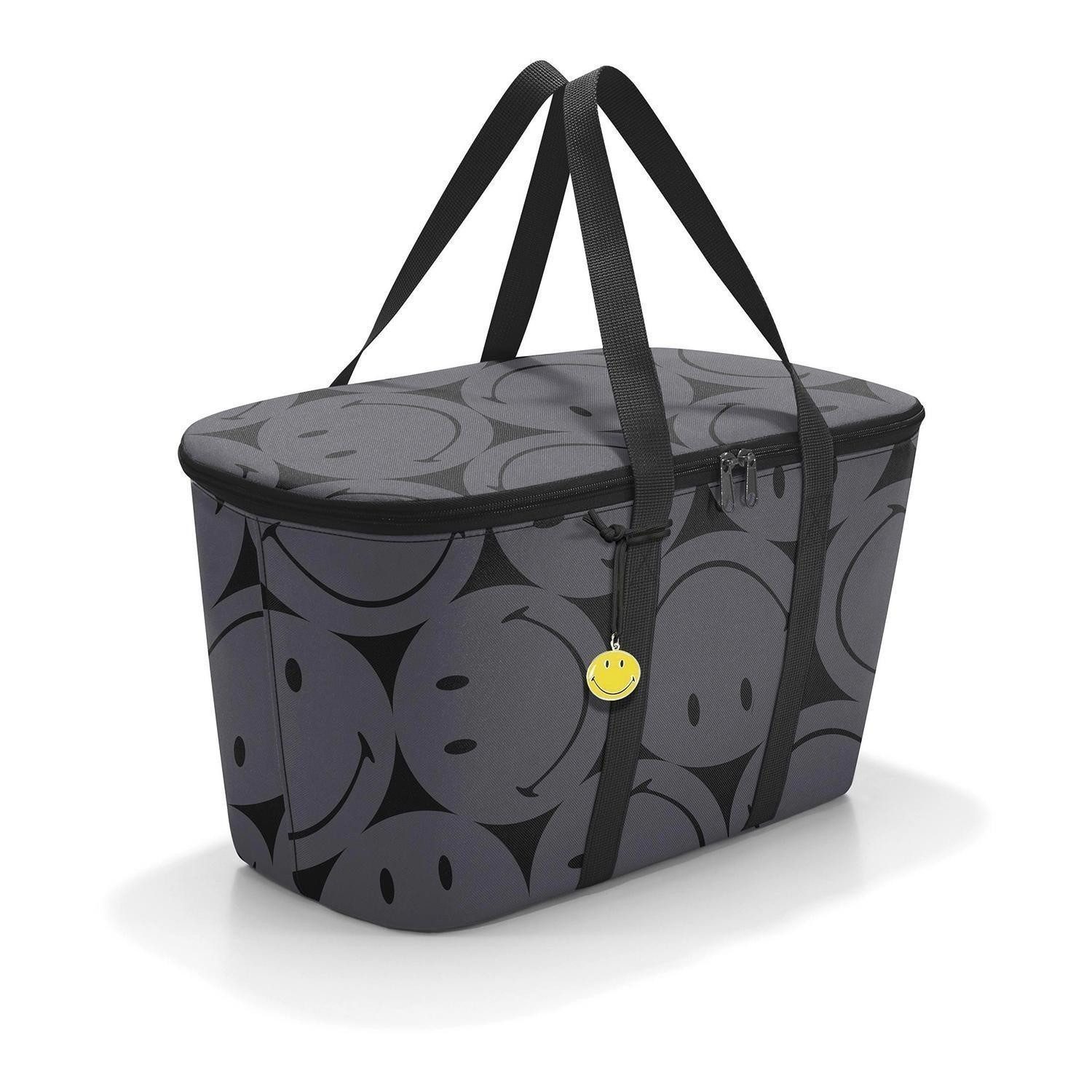 REISENTHEL® Kühltasche COOLERBAG SMILEY GREY, Grau, Polyester, 20 l, Thermobeschichtung, Wasserabweisend