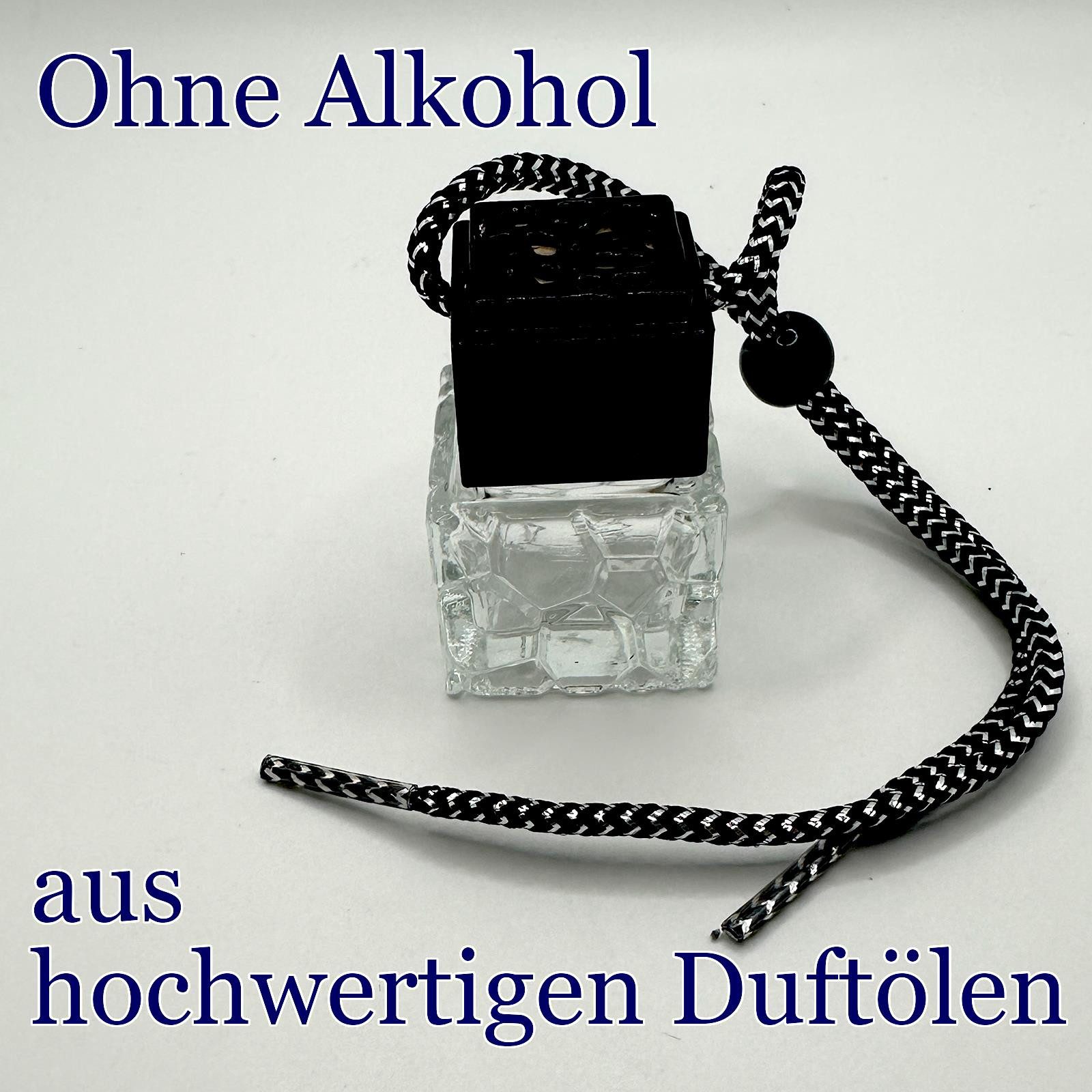 WonderWax Raumduft WonderWax® Auto Duft Quadratisch Glasmuster (Nacht des Mannes), Duftrichtung: Die Nacht des Mannes