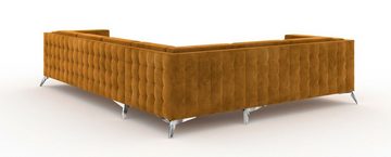 JVmoebel Ecksofa, Ecksofa L-Form Stoff Couch Wohnlandschaft Garnitur Design