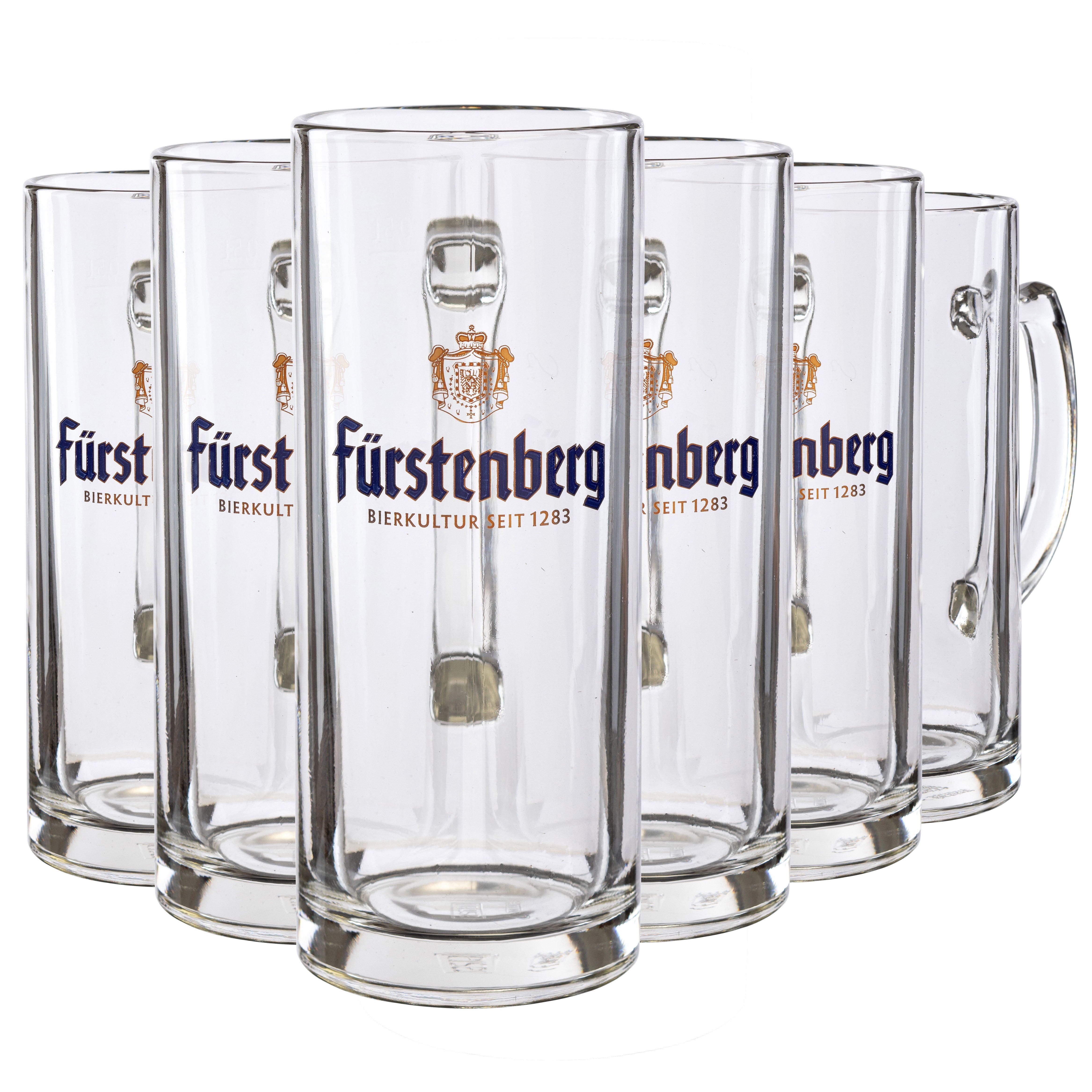 Fürstenberg Bierglas Fürstenberg Krug 0,5l geeicht GUTSHERREN, 6-tlg.
