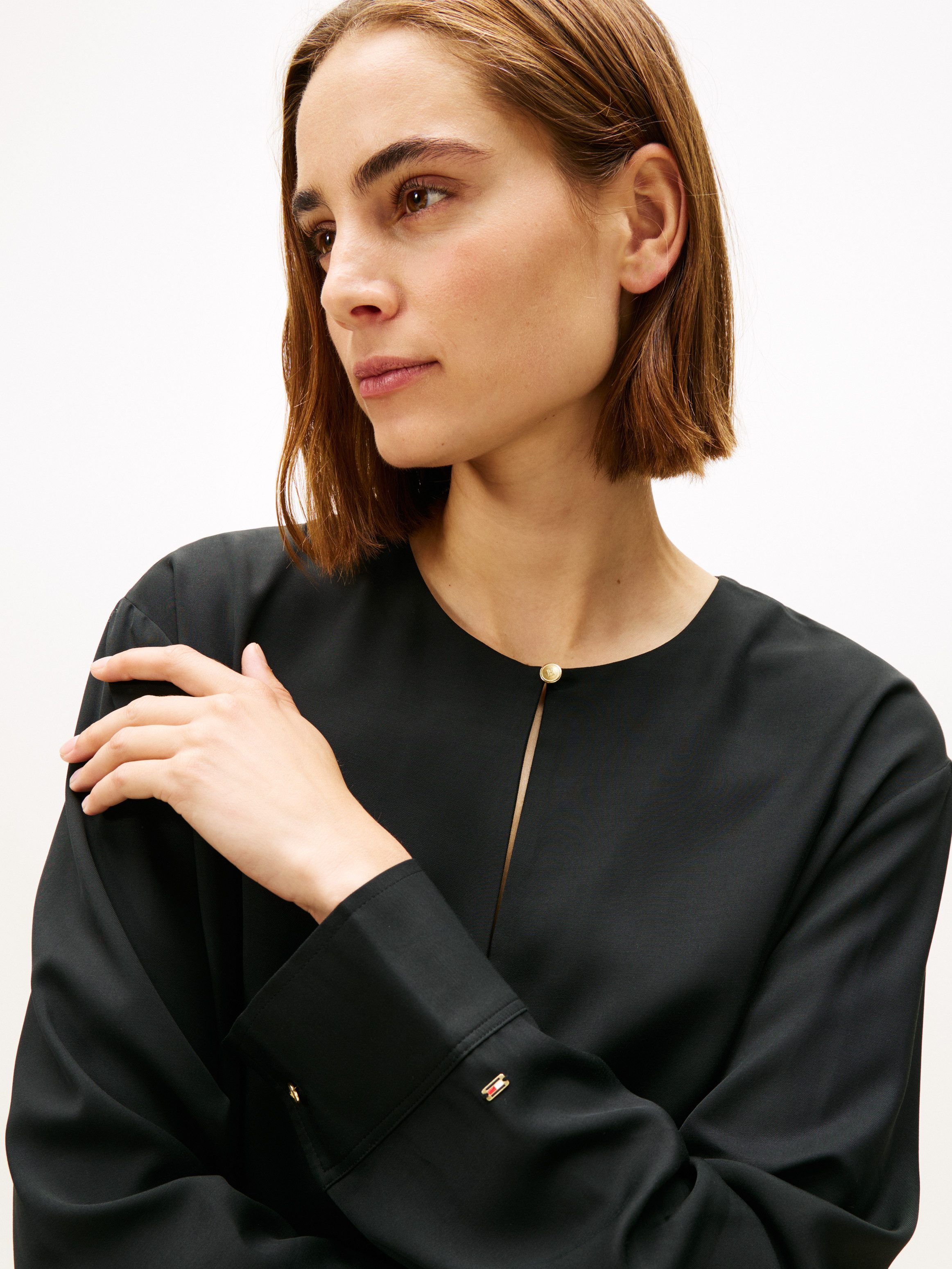 Tommy Hilfiger Shirtbluse SOFT VIS LS günstig online kaufen